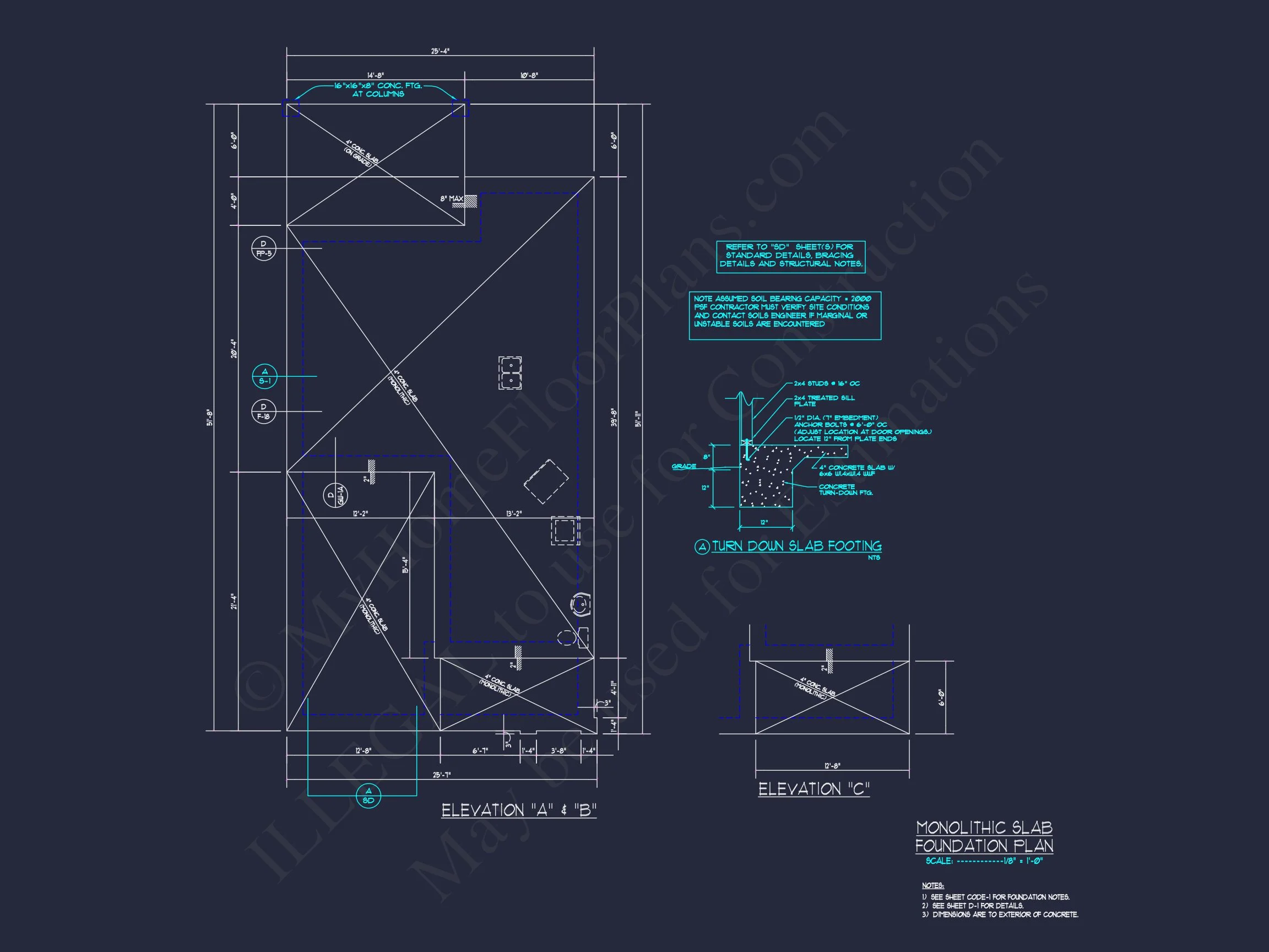 Modern house Plan: 2-Story Floor Plan with CAD Designs
