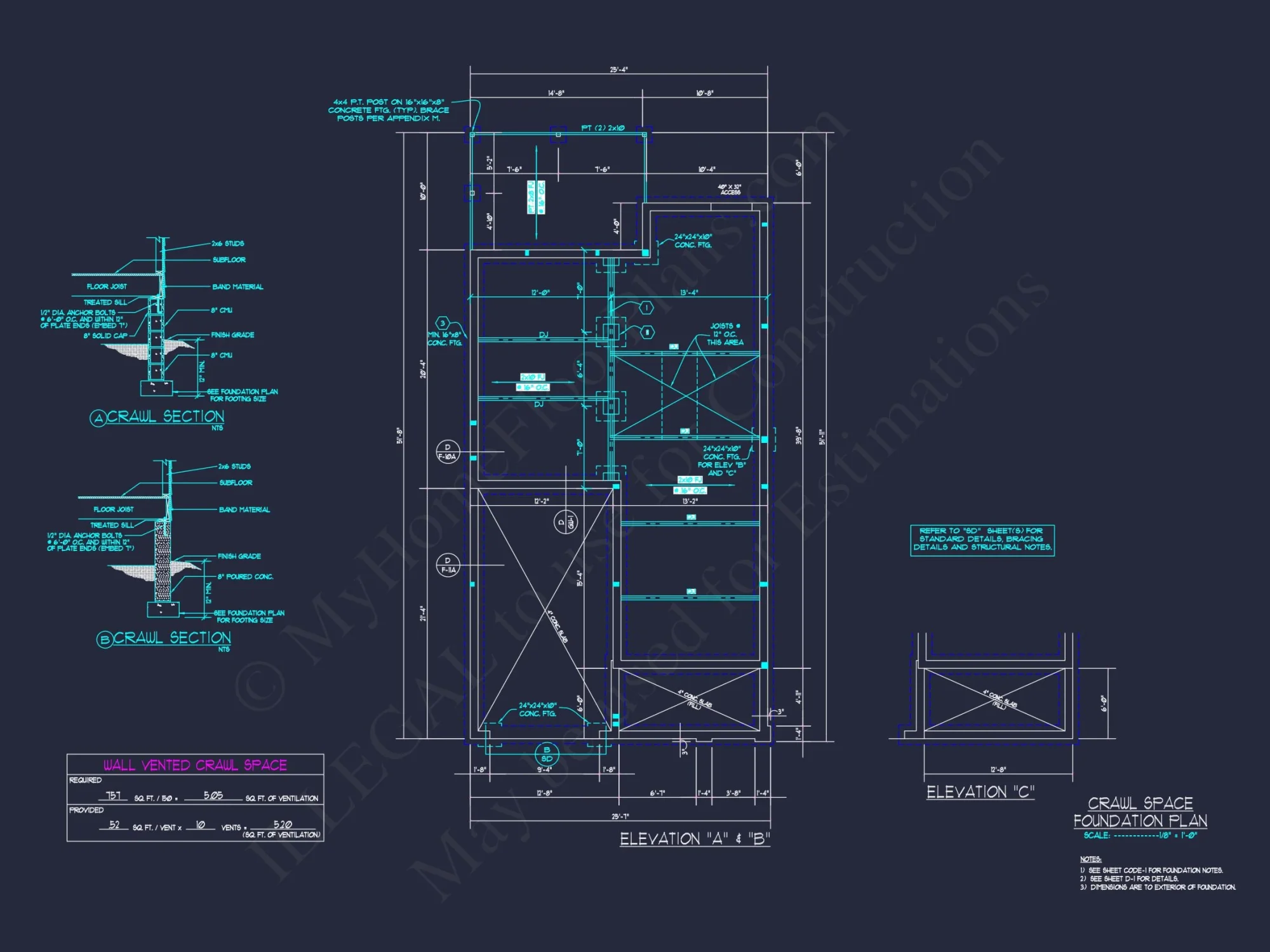 Modern house Plan: 2-Story Floor Plan with CAD Designs