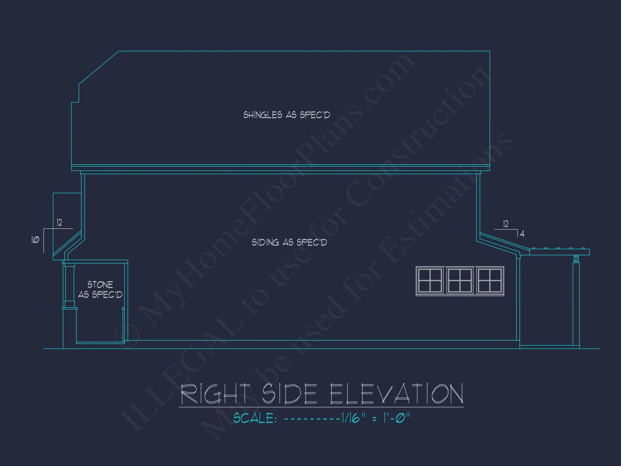 Modern house Plan: 2-Story Floor Plan with CAD Designs