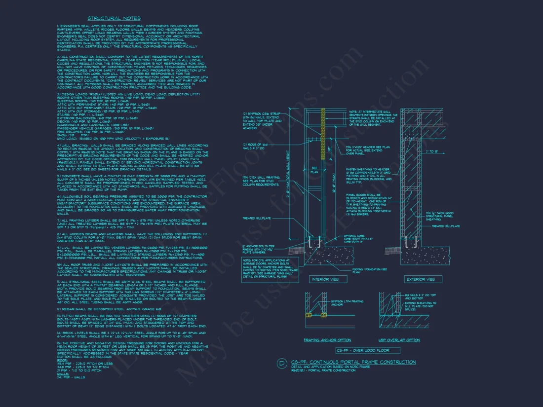 Craftsman house Floor Plan with CAD & Blueprint Designs