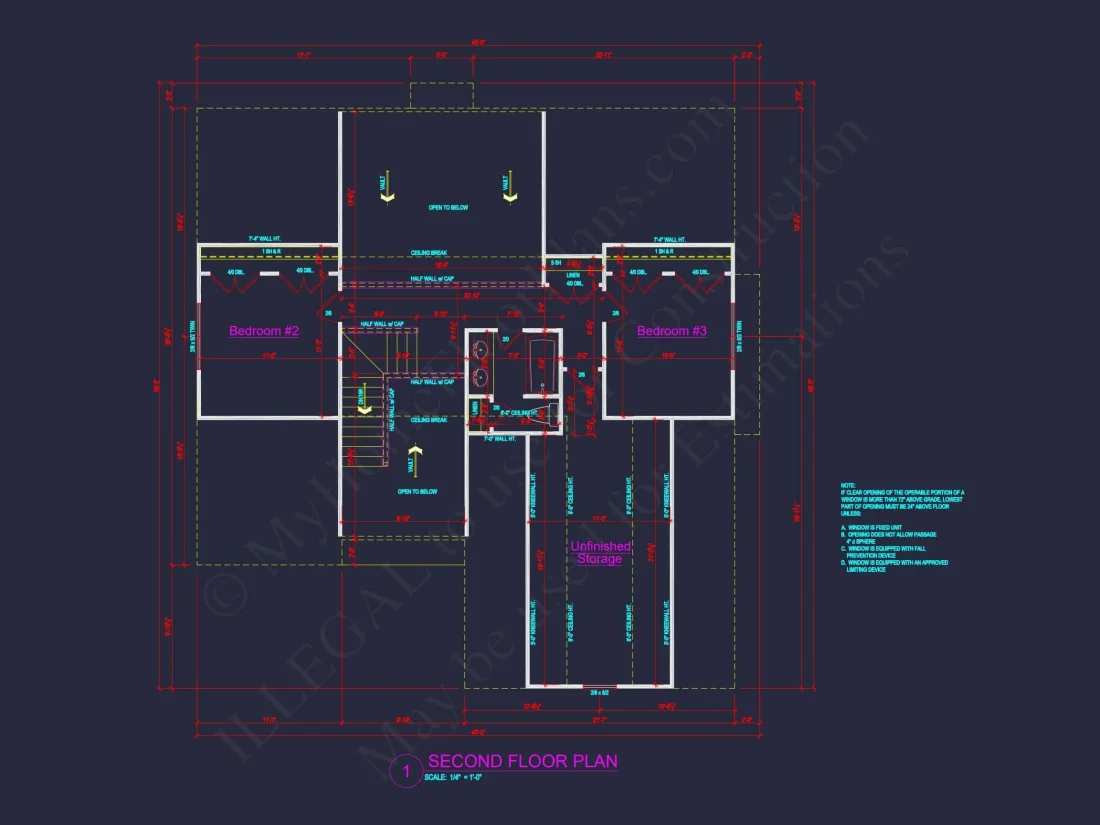 Craftsman house Floor Plan with CAD & Blueprint Designs