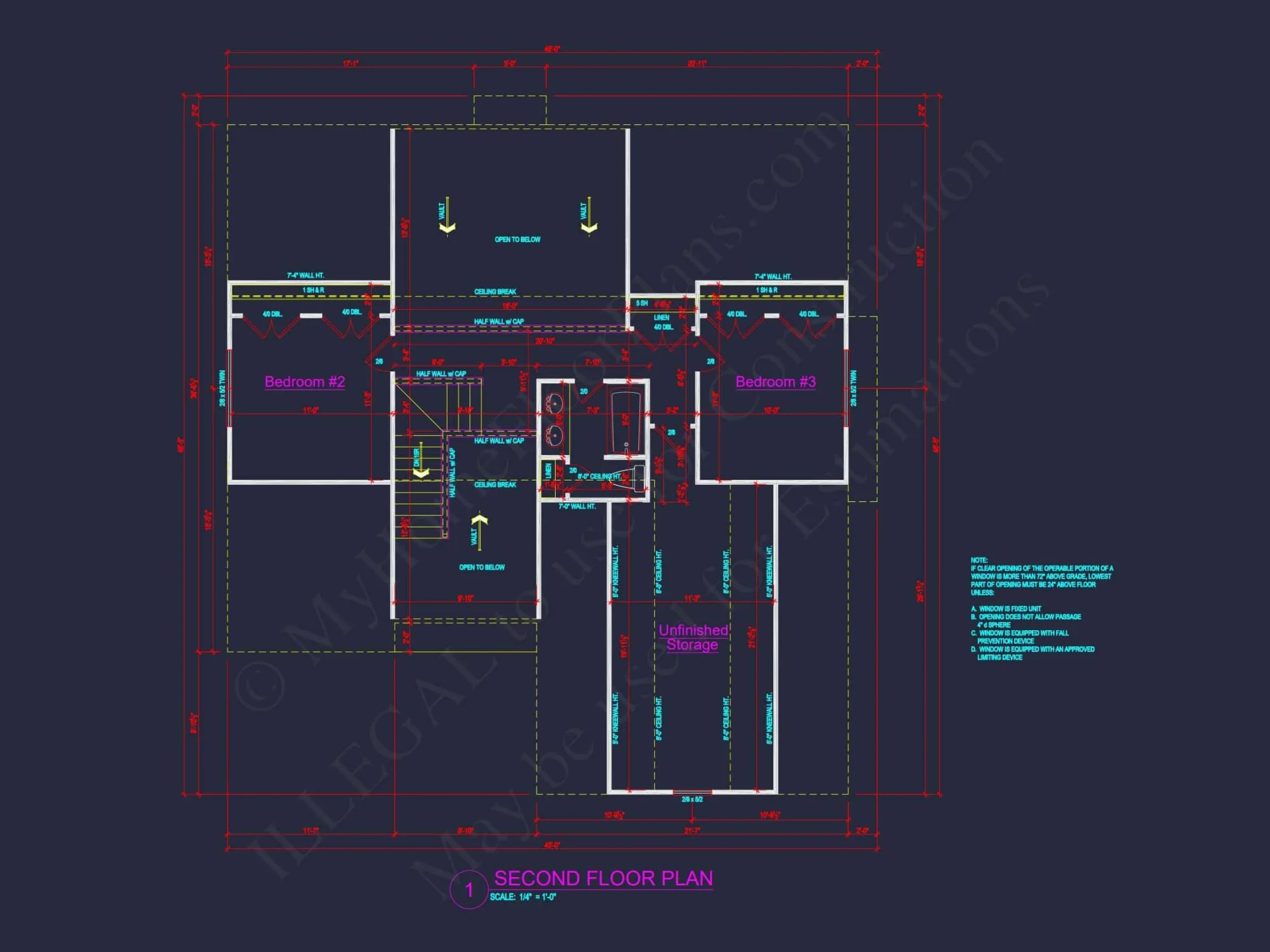 Craftsman house Floor Plan with CAD & Blueprint Designs