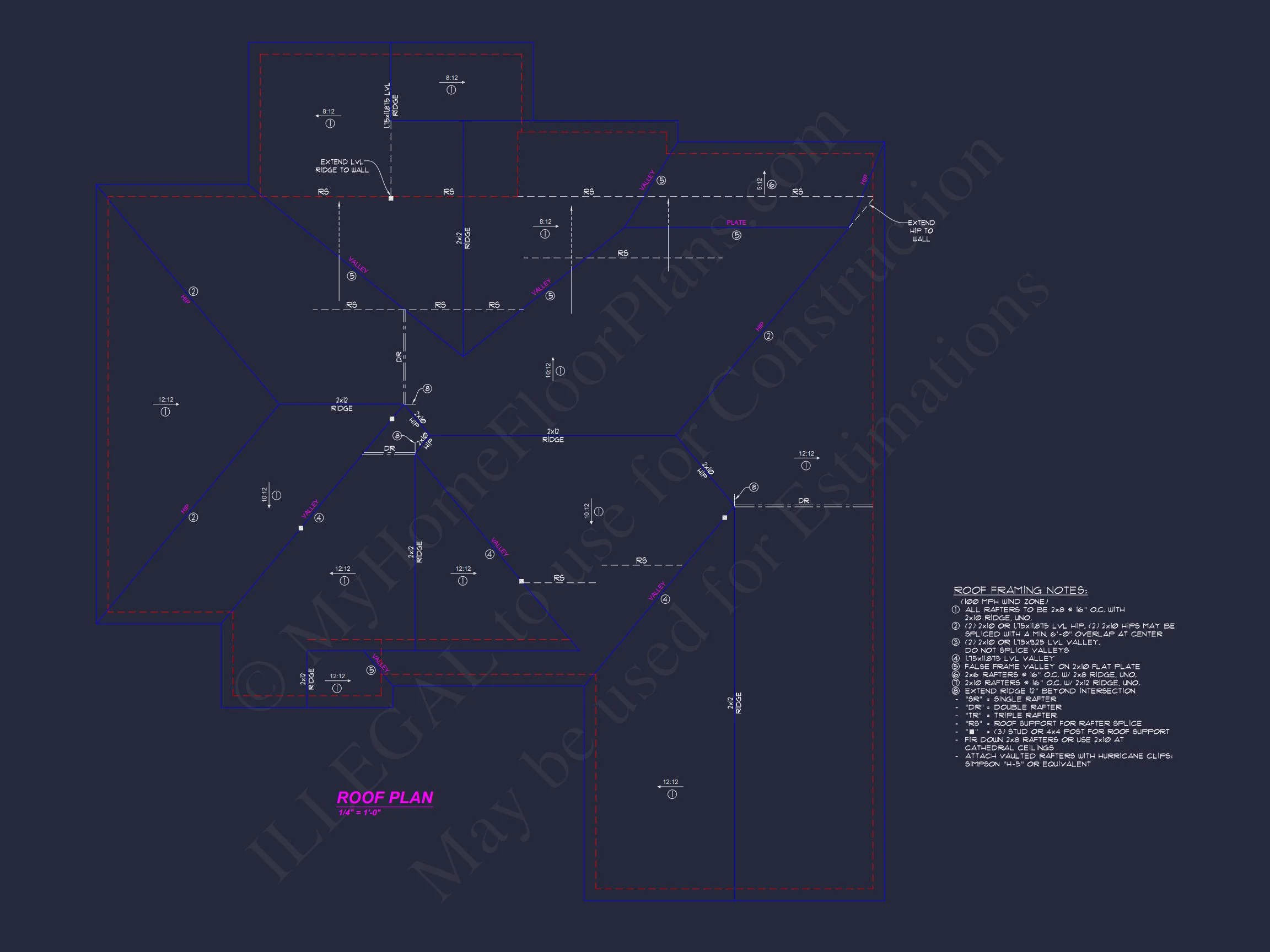 15-1630 HOUSE PLAN - Modern Farmhouse Home Plan - 3-Bed, 2.5-Bath, 2,650 SF 12 Perfect house Plan: Architectural Design Blueprint