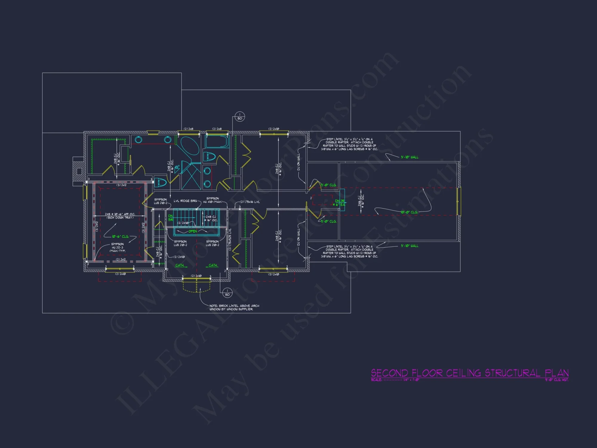 Modern house Plan with CAD Designs: Spacious 2-Story Blueprint