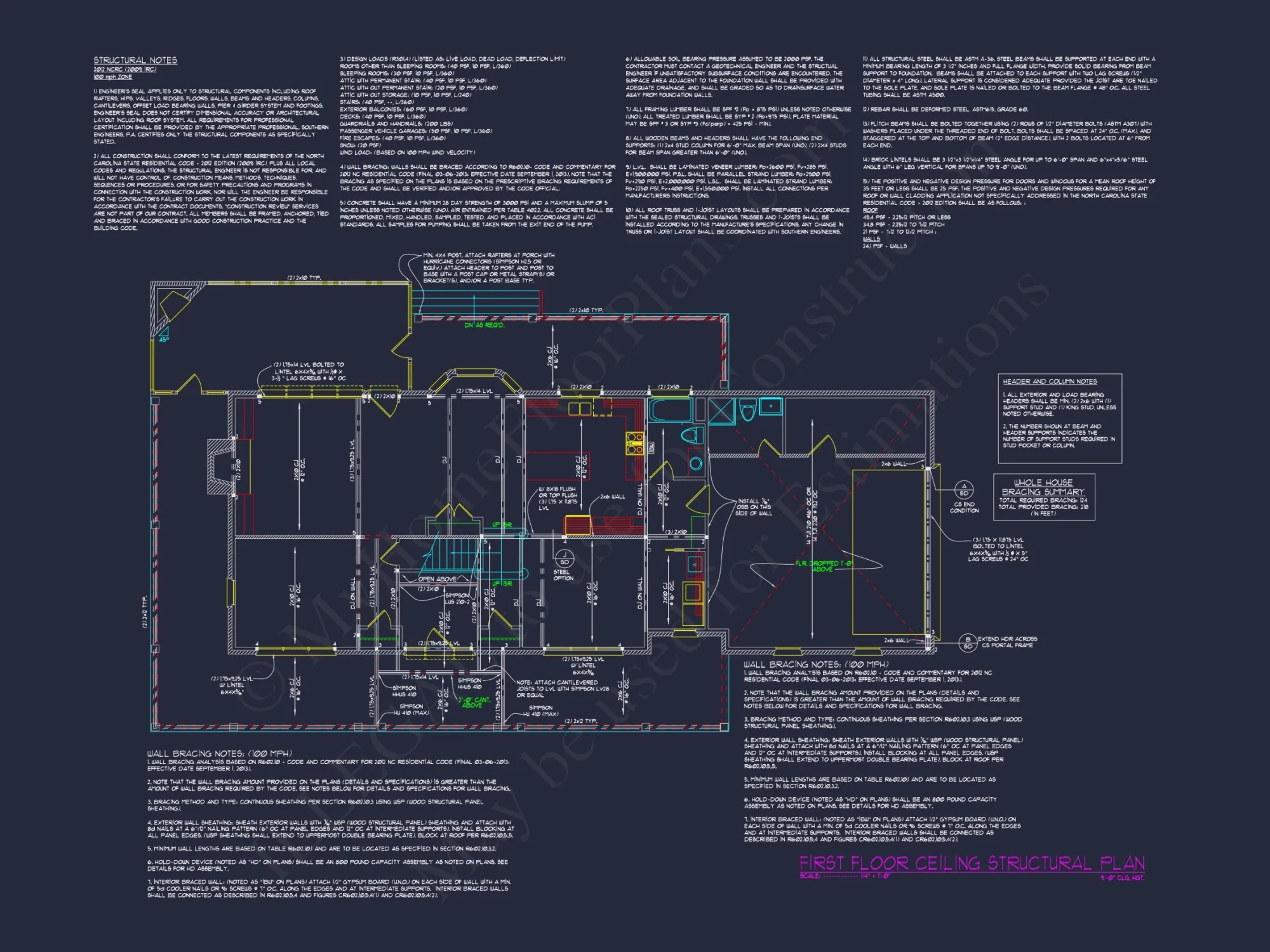 Modern house Plan with CAD Designs: Spacious 2-Story Blueprint