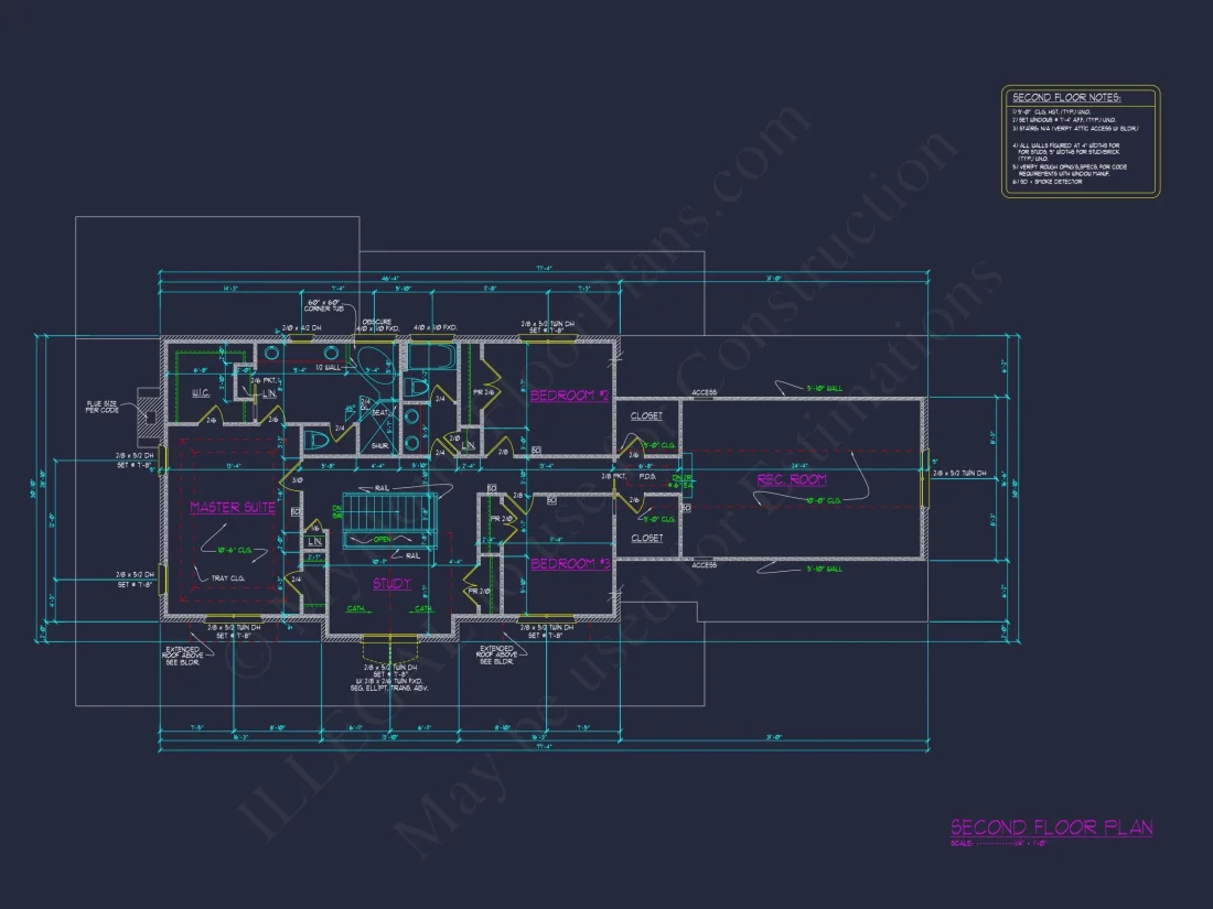 Modern house Plan with CAD Designs: Spacious 2-Story Blueprint