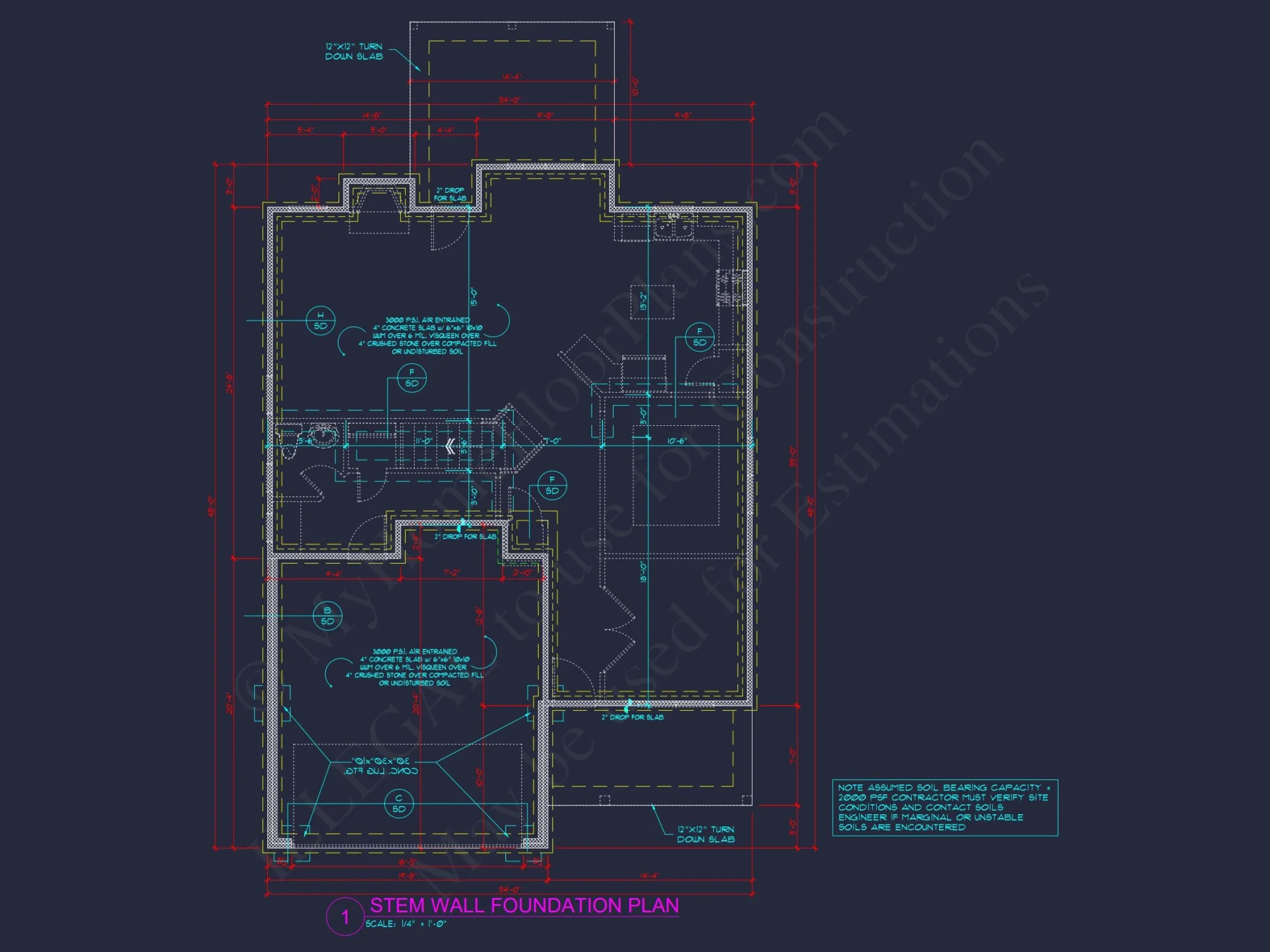 "Modern suburban house plan with detailed CAD designs showing spacious floor plans"