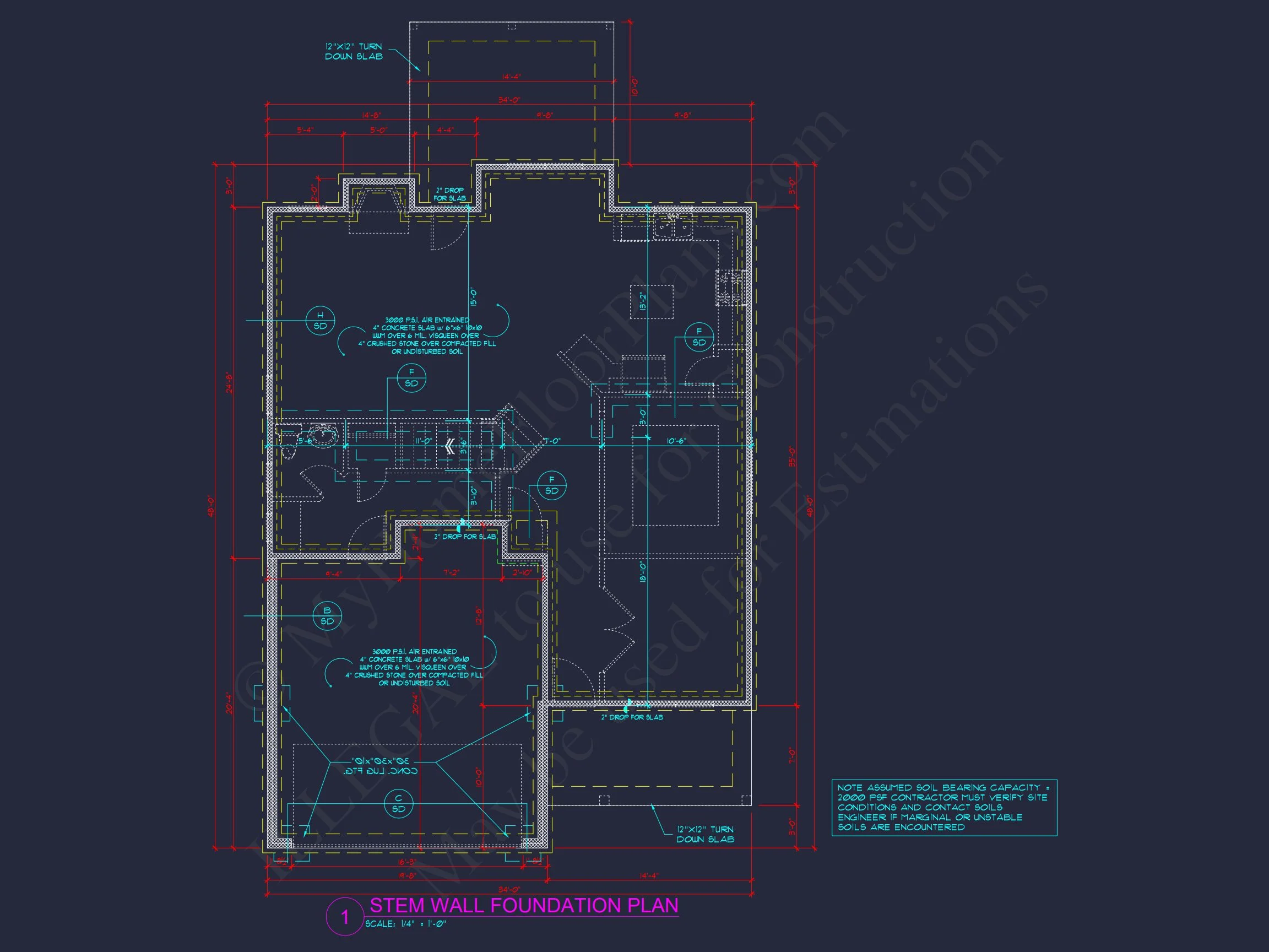 "Modern suburban house plan with detailed CAD designs showing spacious floor plans"