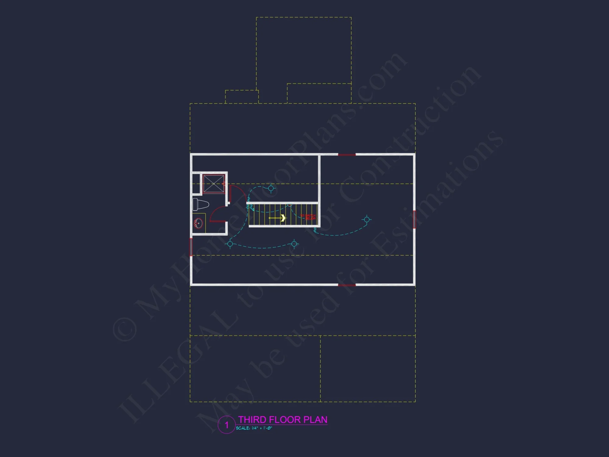 "Suburban modern house with spacious floor layout and CAD design blueprints"