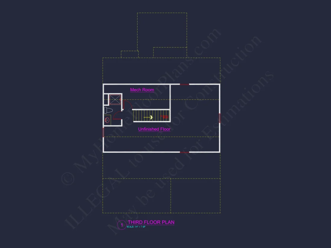 Modern Suburban house Plan with Spacious Floor Plans and CAD Designs