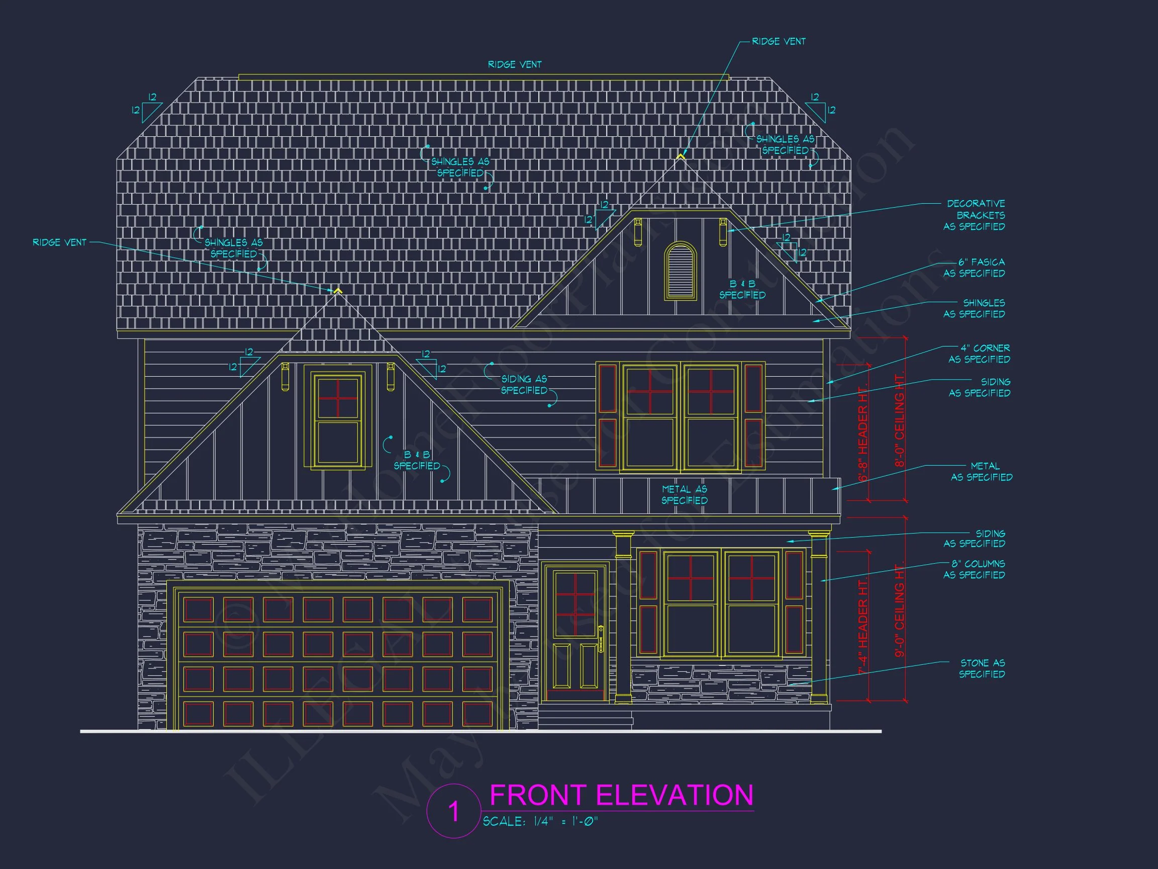 Modern Suburban house Plan with Spacious Floor Plans and CAD Designs