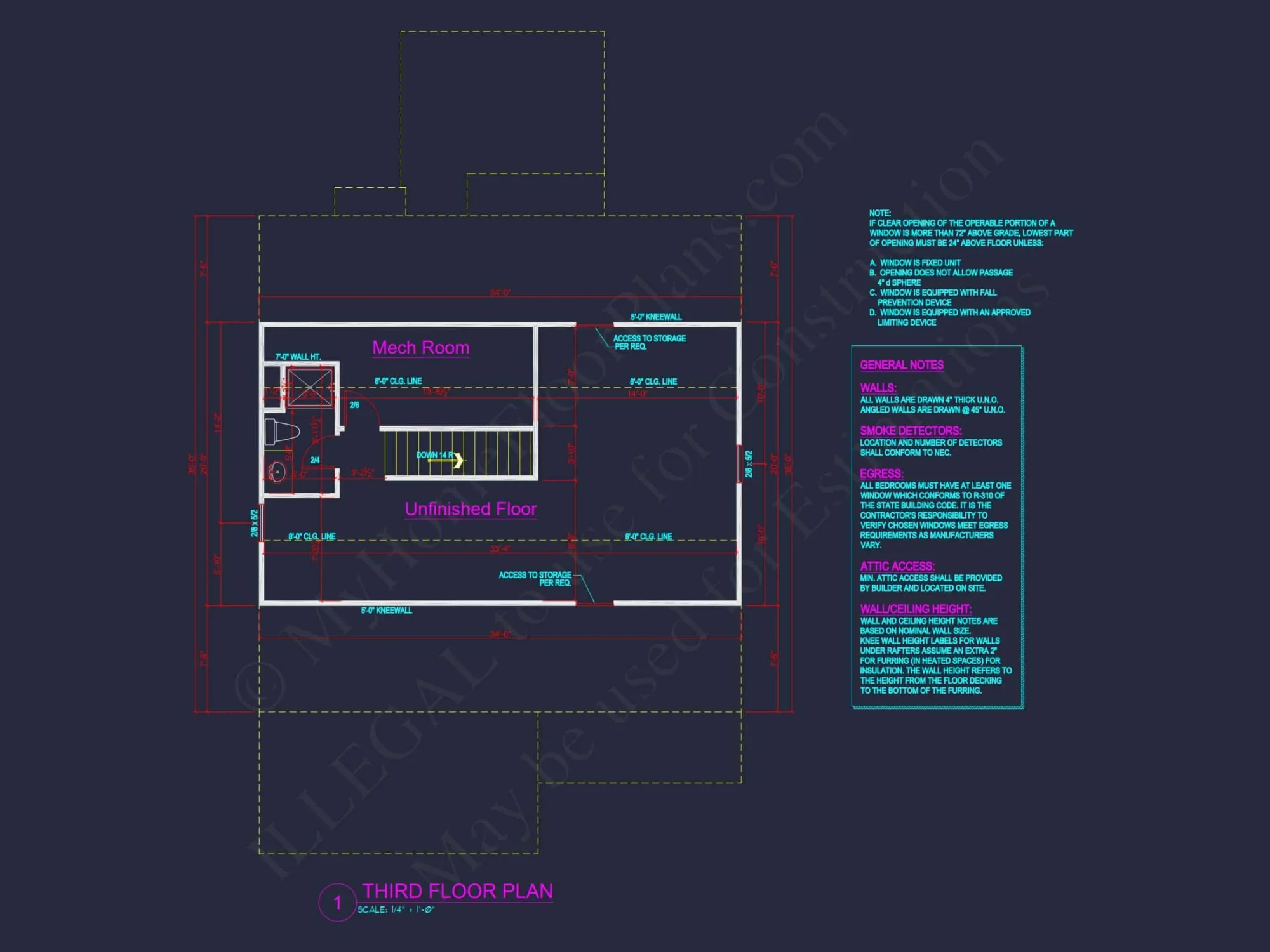 Craftsman house Plan: 2-Story Floor Plan with 4 Beds & CAD Designs