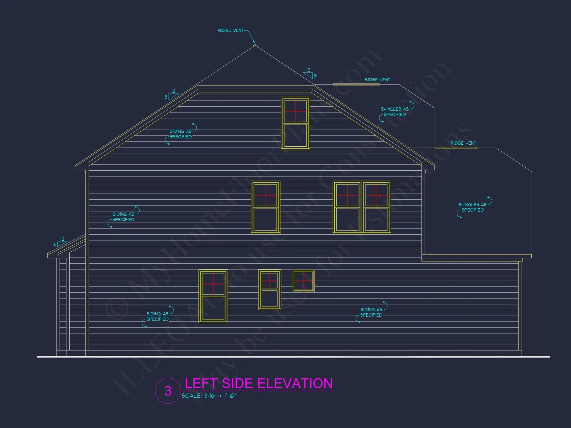 Craftsman house Plan: 2-Story Floor Plan with 4 Beds & CAD Designs