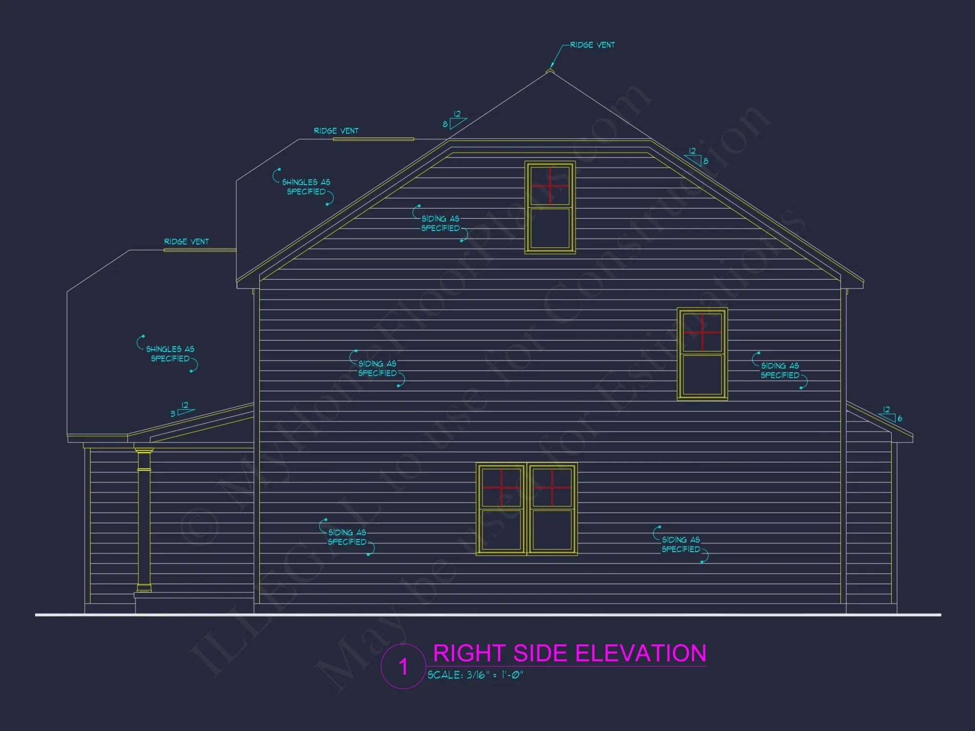 Craftsman house Plan: 2-Story Floor Plan with 4 Beds & CAD Designs