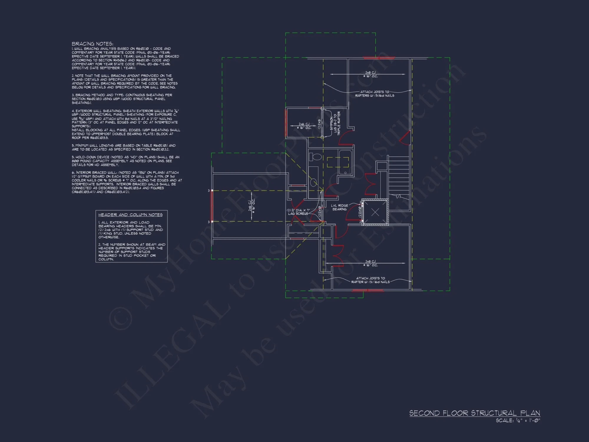 Coastal Beach House Floor Plan with 2.5 Stories and CAD Design