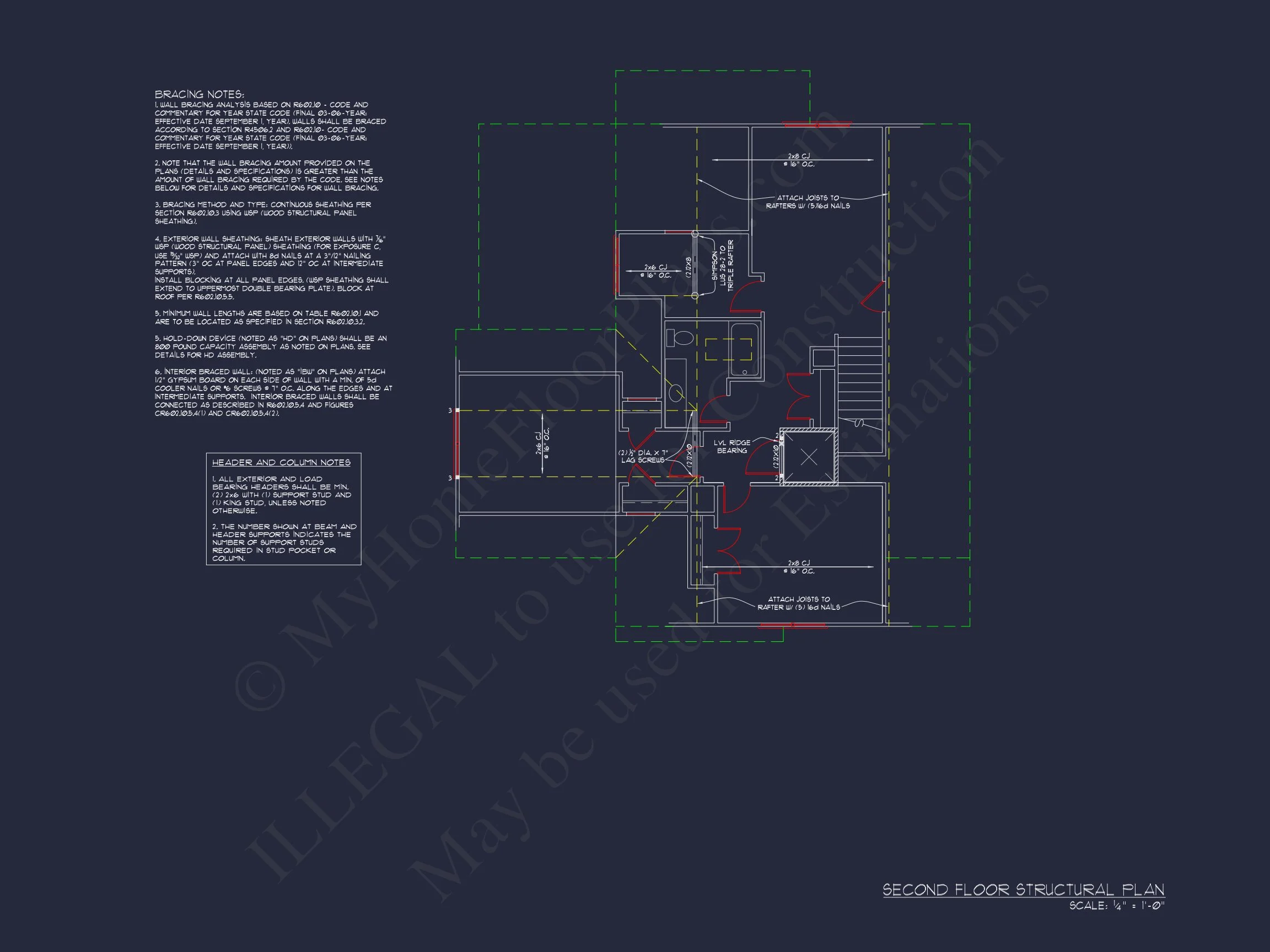 Coastal Beach House Floor Plan with 2.5 Stories and CAD Design