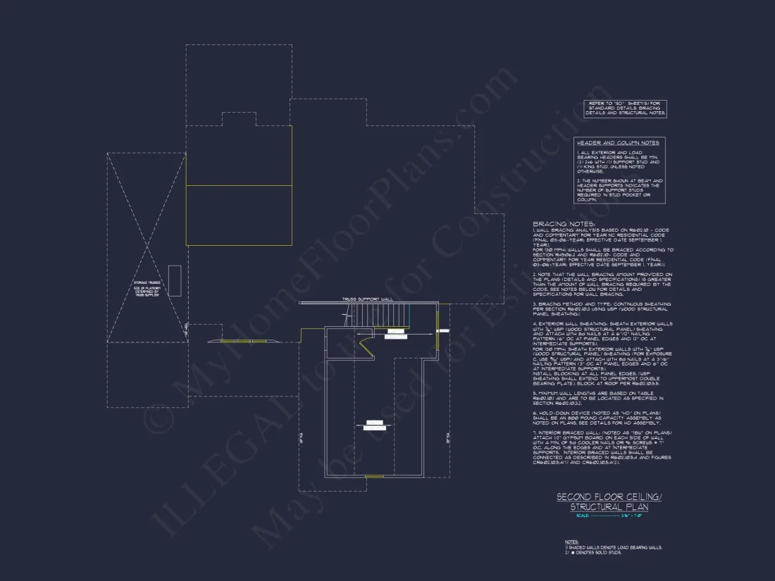 Craftsman house Floor Plan with Bonus Room and Open Design