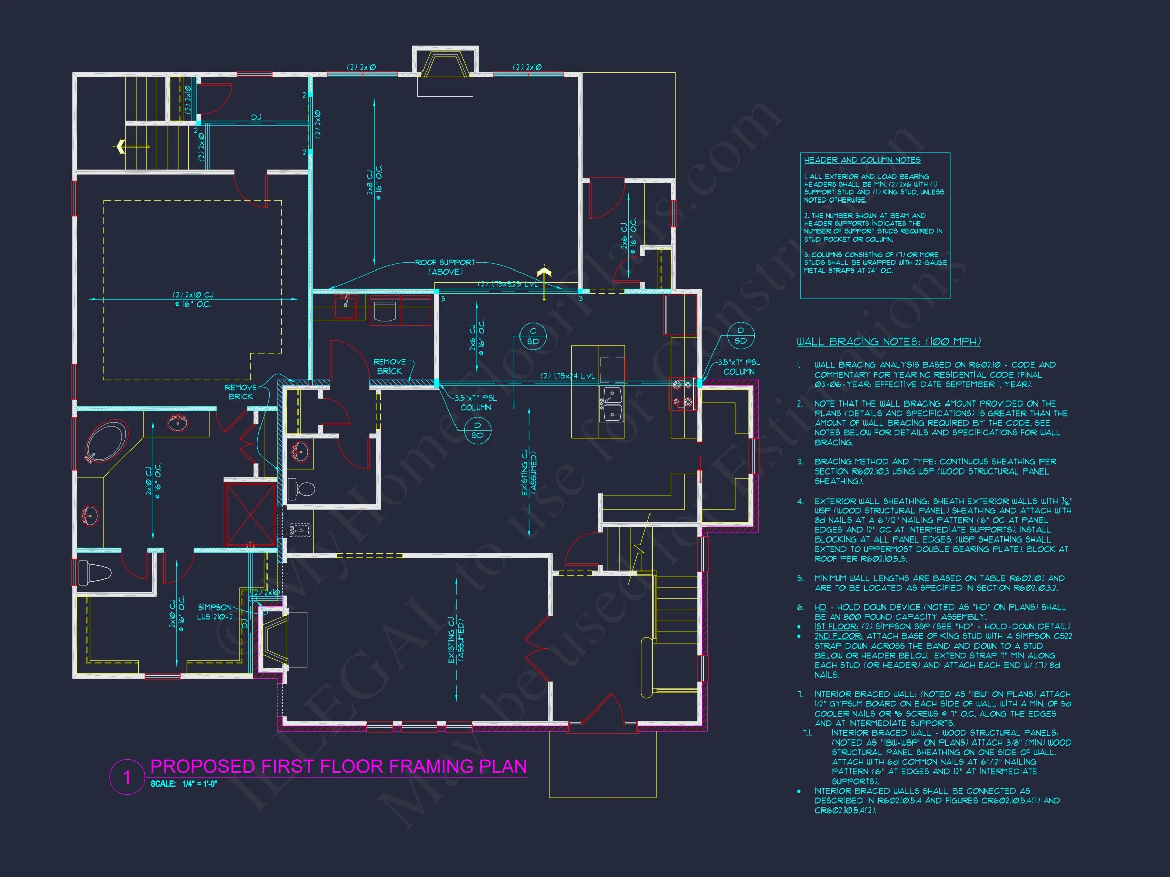 Stunning 2-Story house Plan with Blueprint Designs and CAD