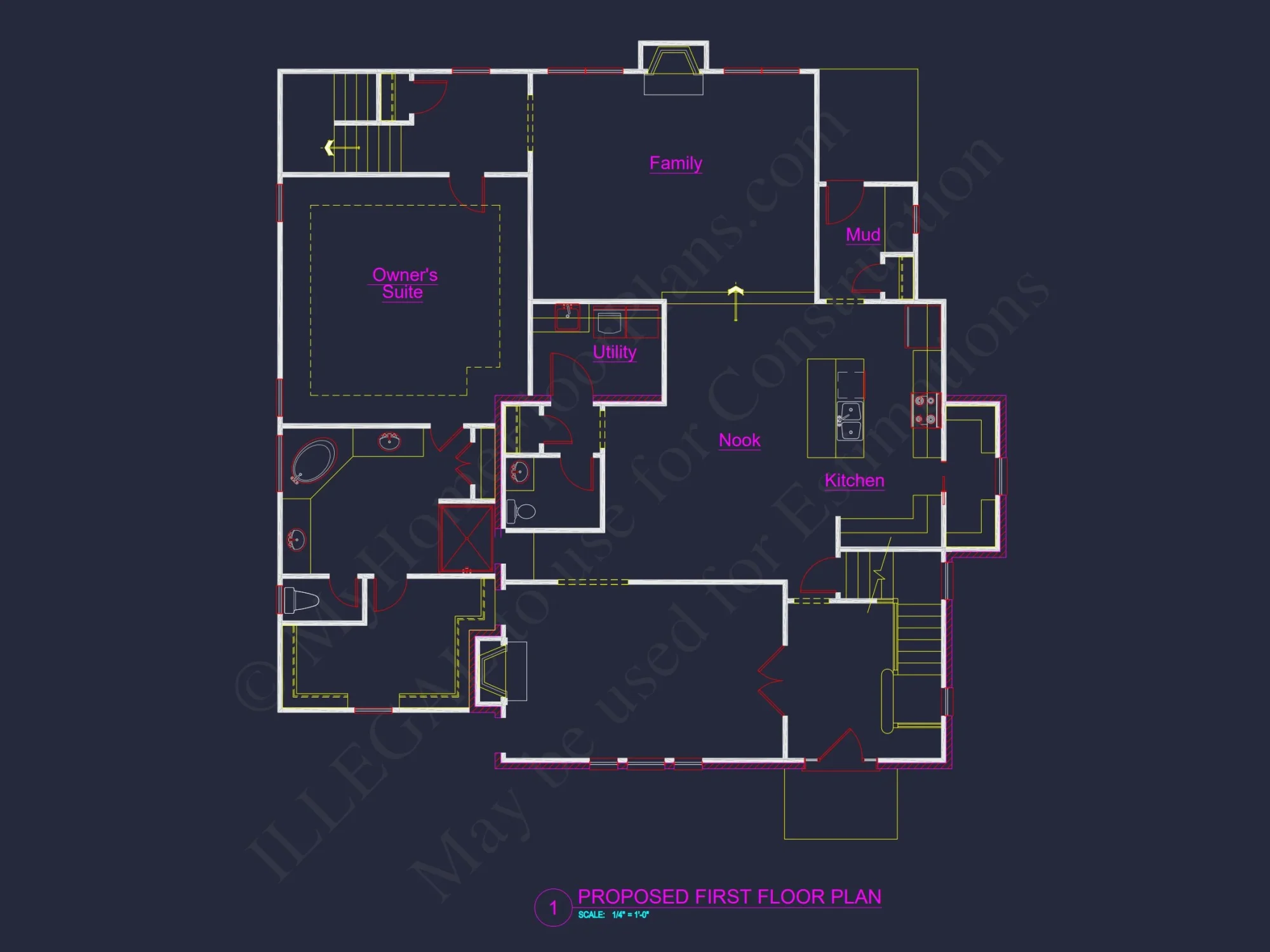 Stunning 2-Story house Plan with Blueprint Designs and CAD