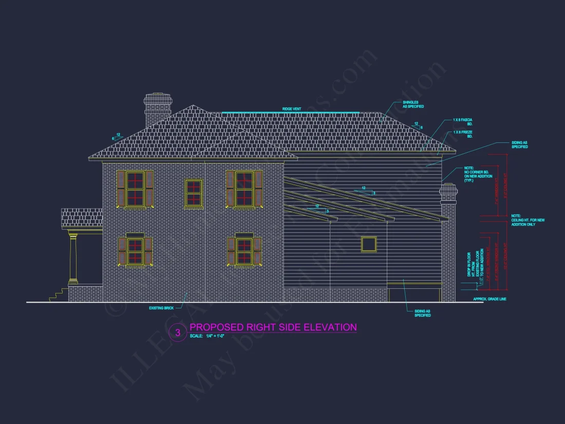 Stunning 2-Story house Plan with Blueprint Designs and CAD