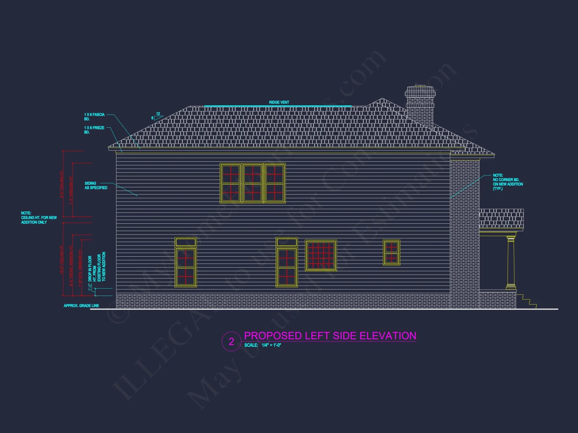 Stunning 2-Story house Plan with Blueprint Designs and CAD