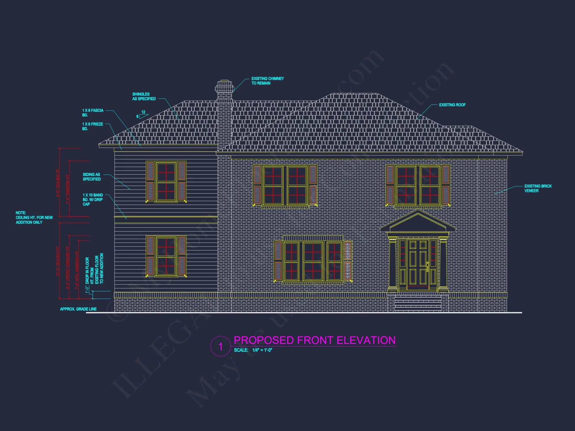Stunning 2-Story house Plan with Blueprint Designs and CAD