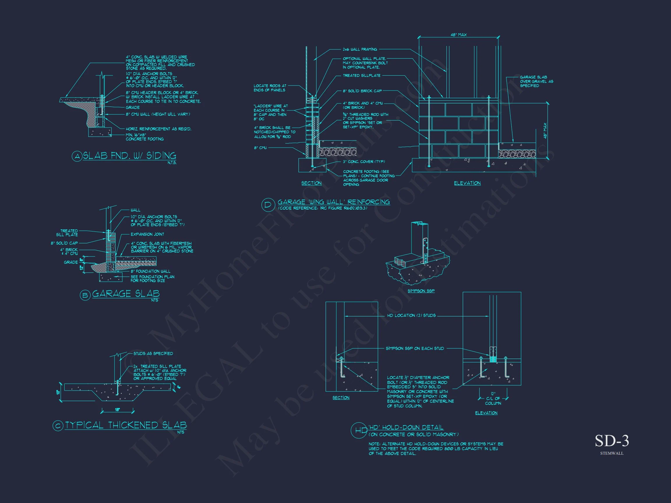 Traditional house Plan with Open Floor Blueprint Designs