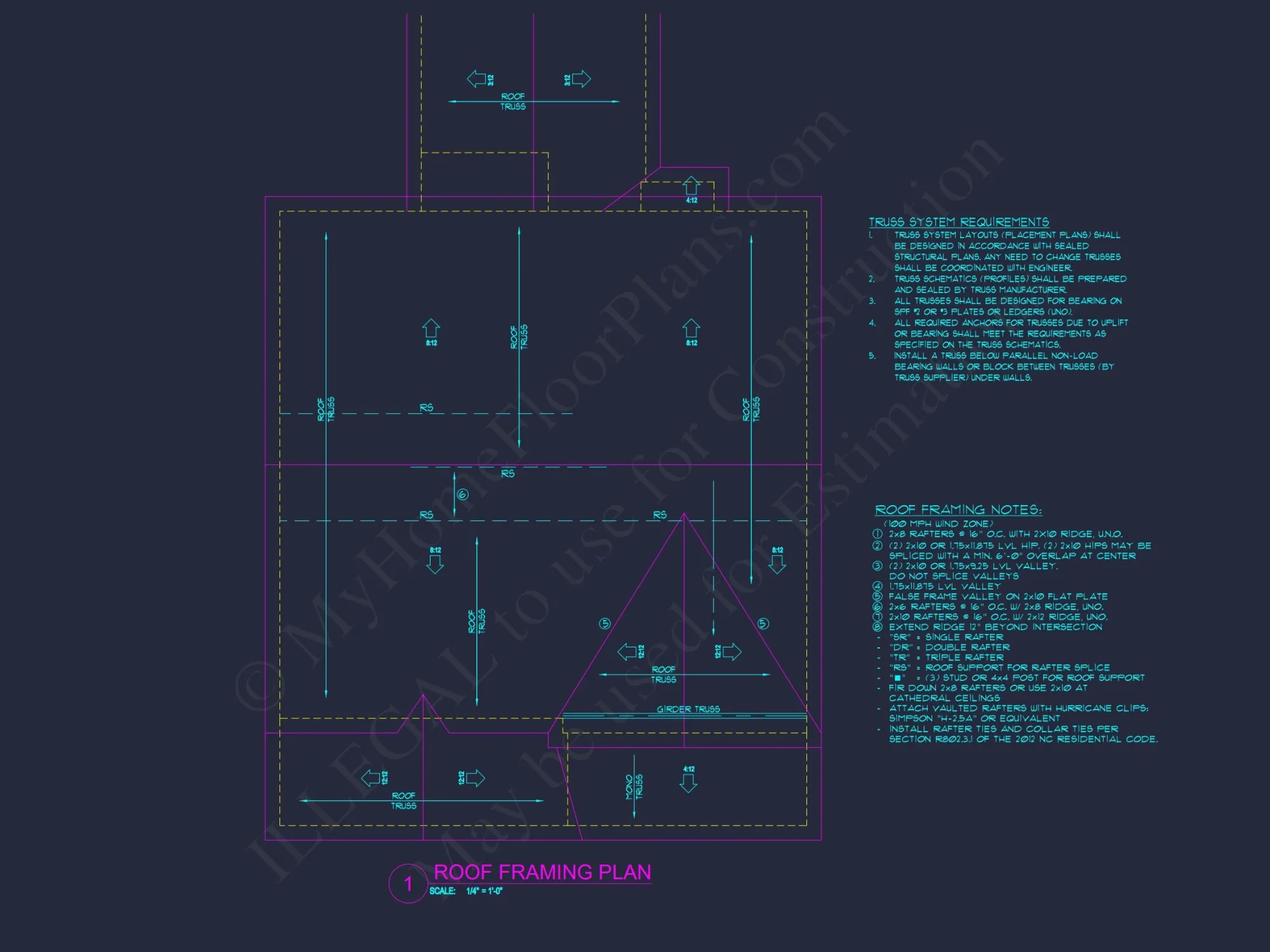 Traditional house Plan with Open Floor Blueprint Designs