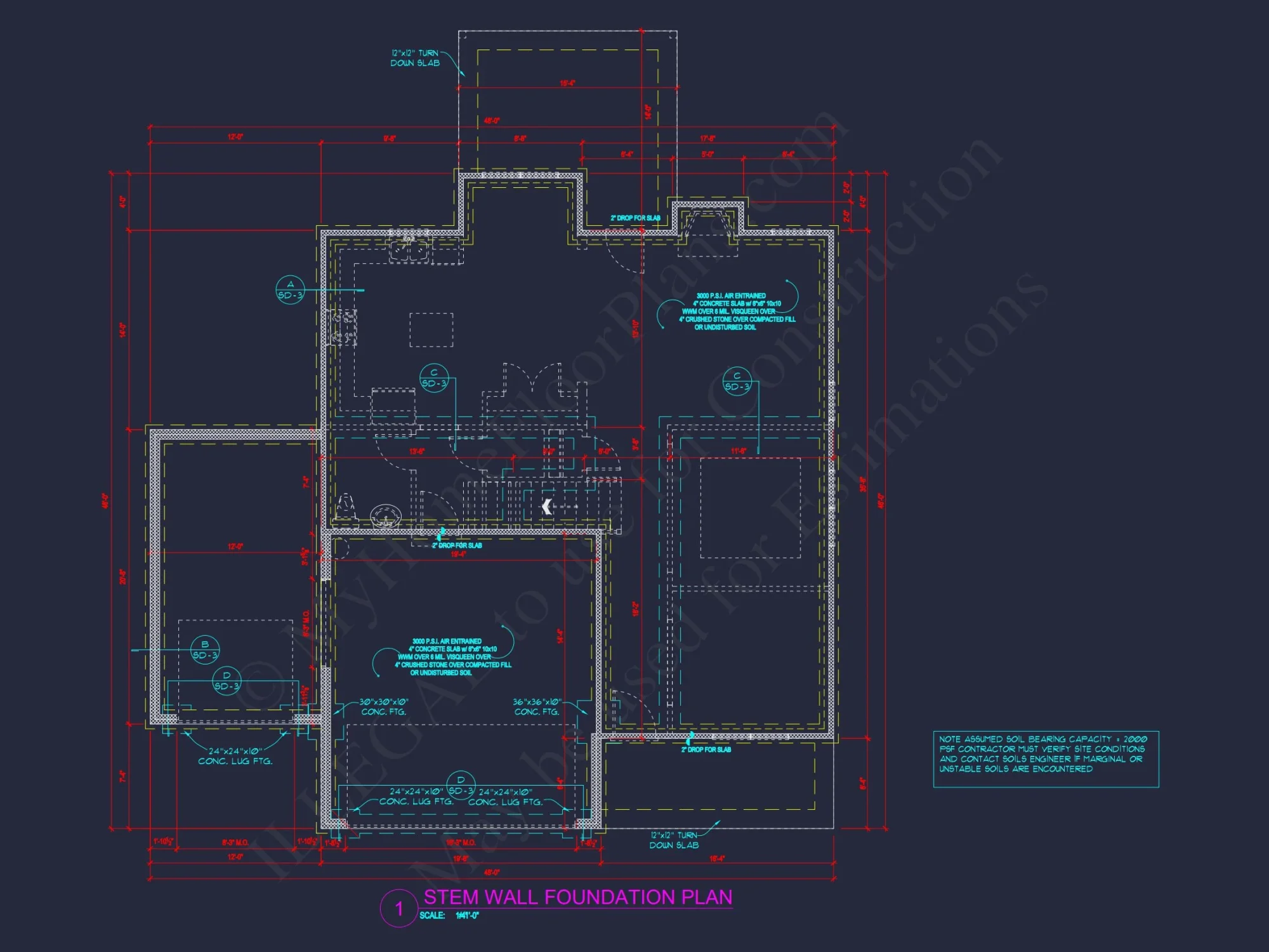 Traditional house Plan with Open Floor Blueprint Designs