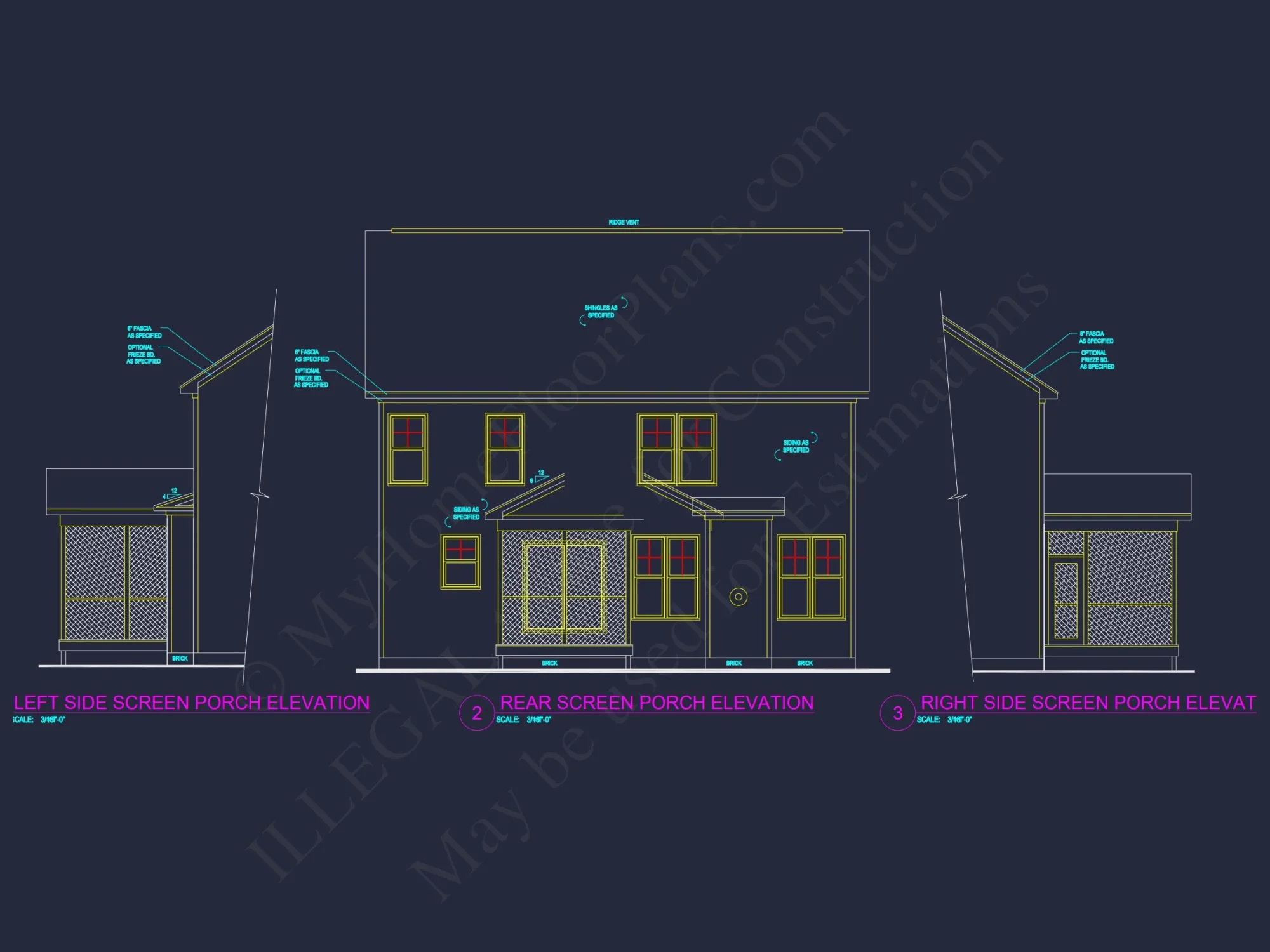 Traditional house Plan with Open Floor Blueprint Designs