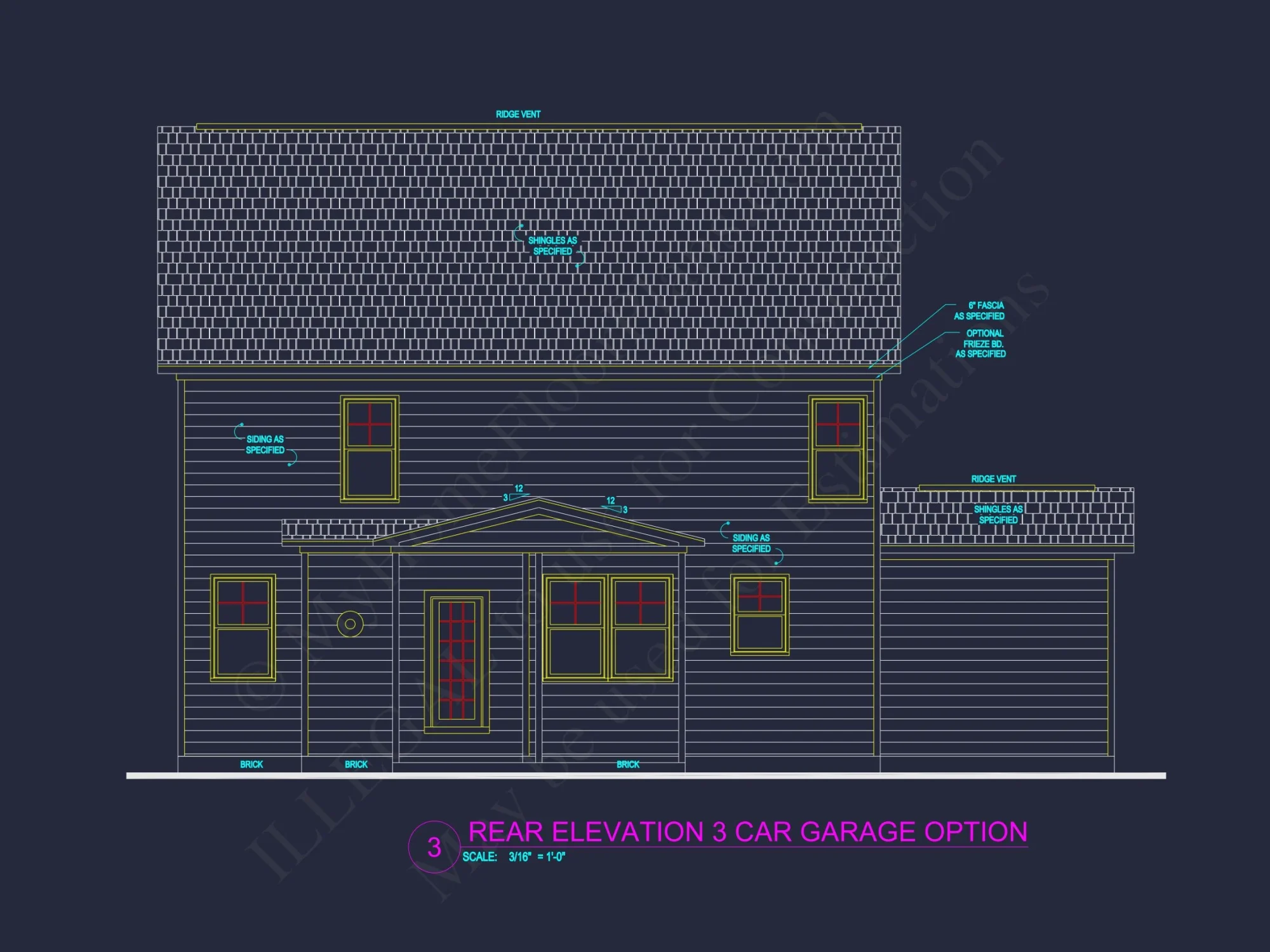 Traditional house Plan with Open Floor Blueprint Designs