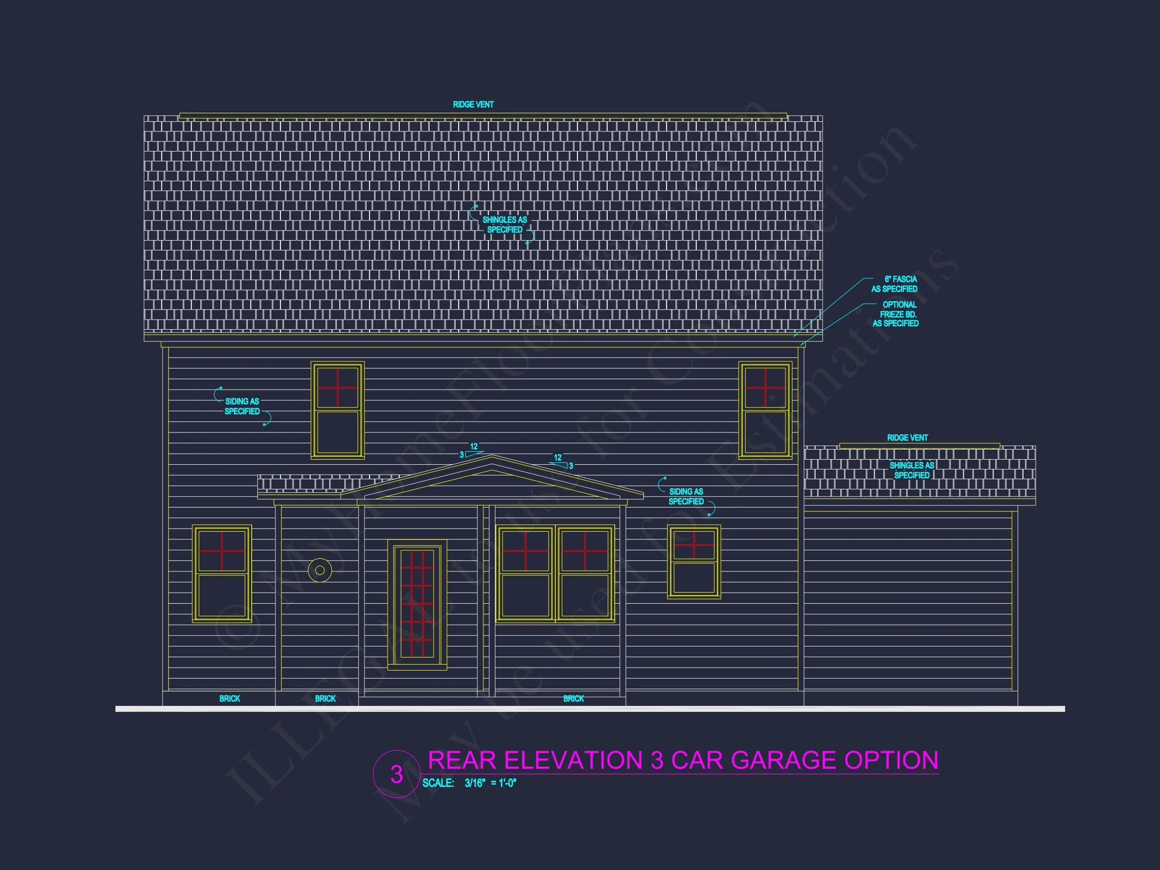Traditional house Plan with Open Floor Blueprint Designs