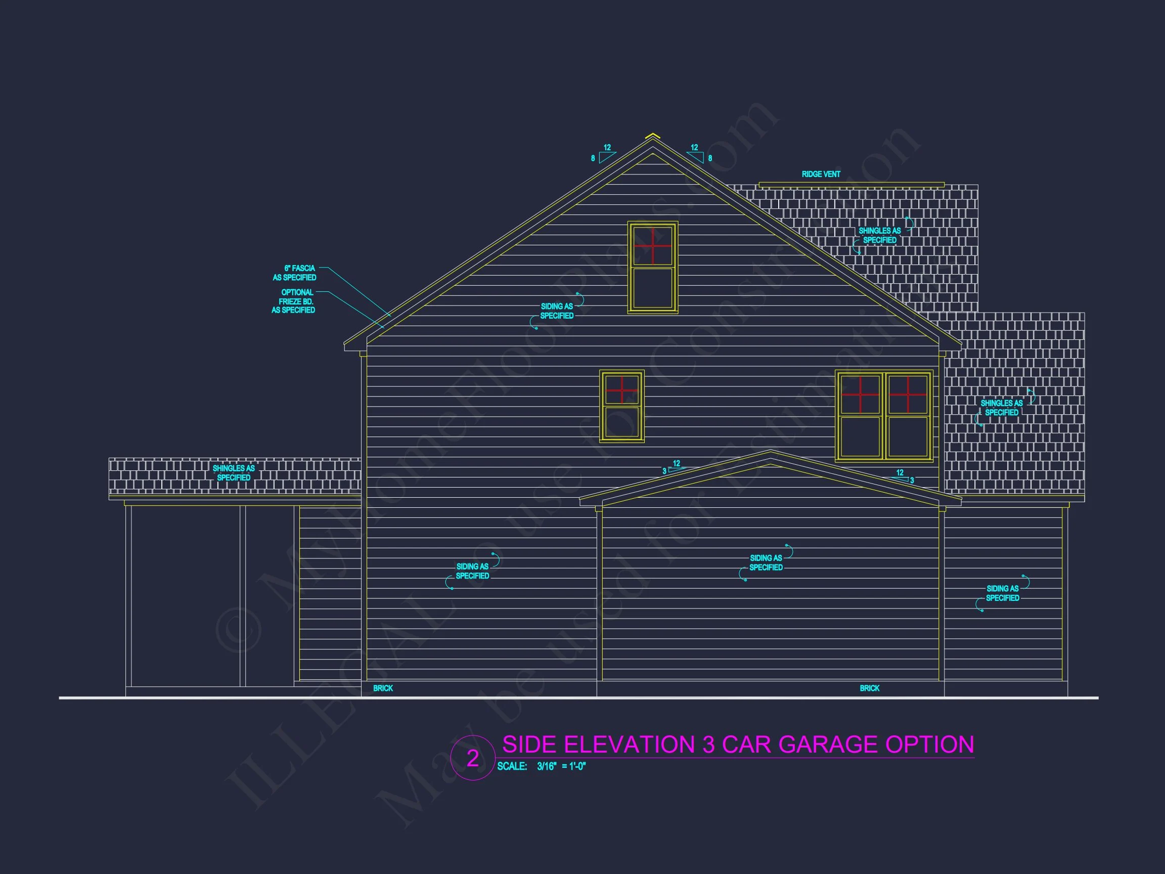 Traditional house Plan with Open Floor Blueprint Designs