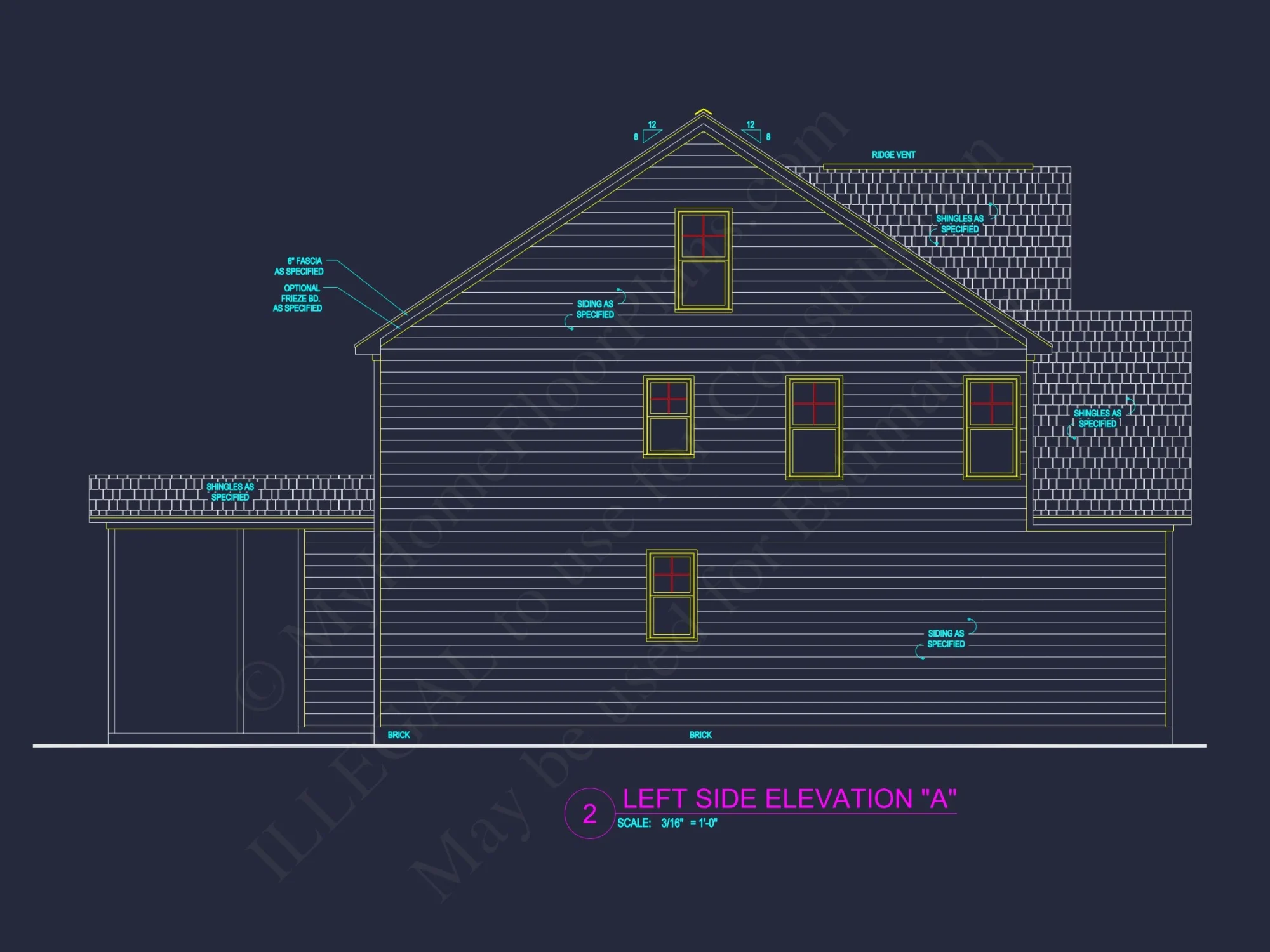 Traditional house Plan with Open Floor Blueprint Designs