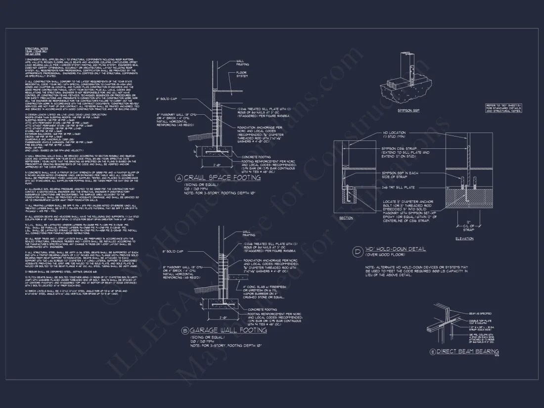 Traditional Country house Floor Plan: 3939 Heated Sq. Ft.