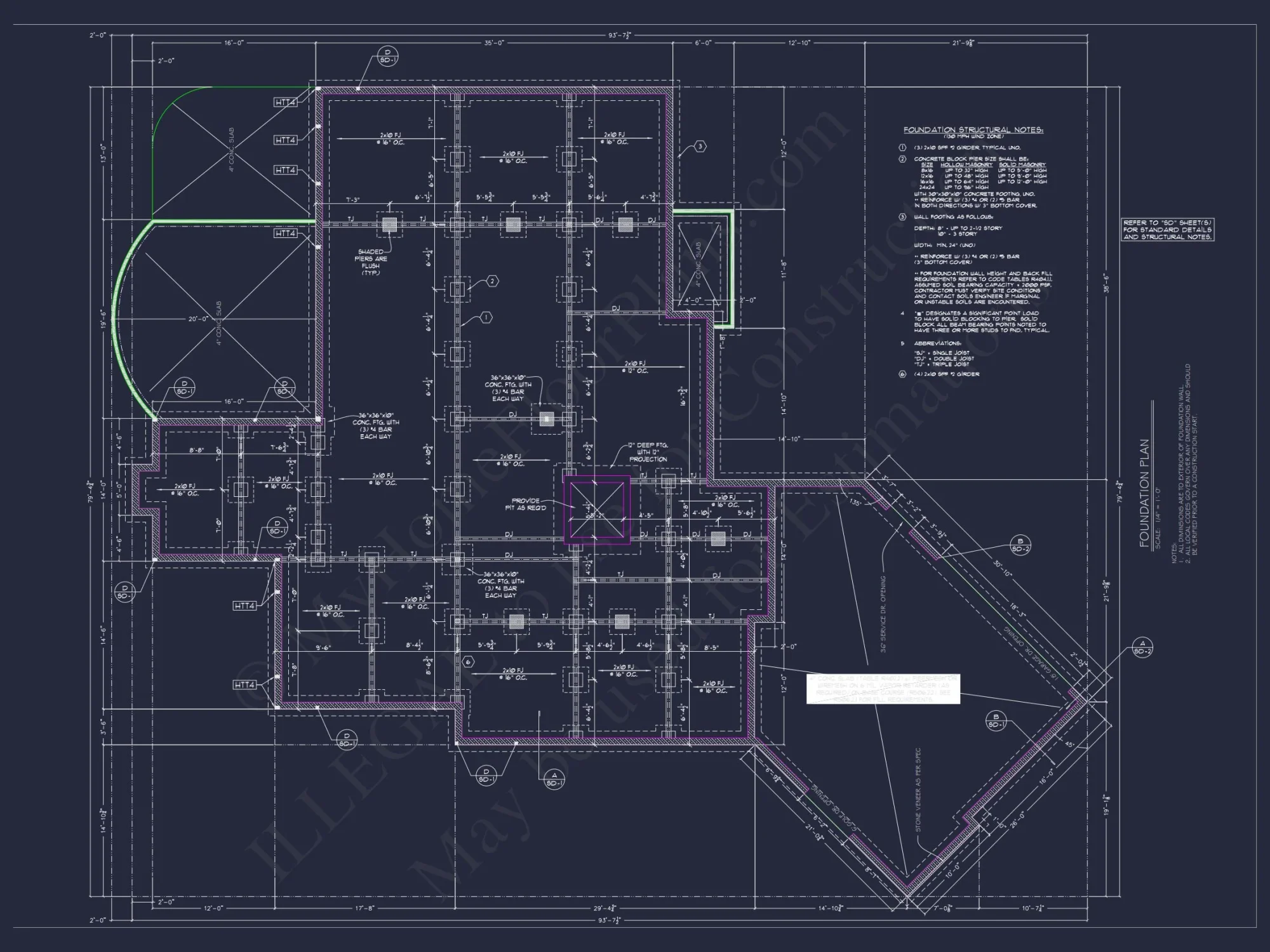 Traditional Country house Floor Plan: 3939 Heated Sq. Ft.