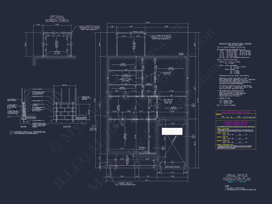 2-Story Craftsman house Plan with Open Floor Blueprint Designs