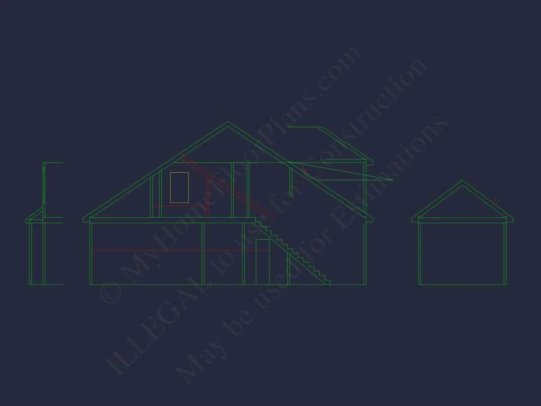 2-Story Craftsman house Plan with Open Floor Blueprint Designs