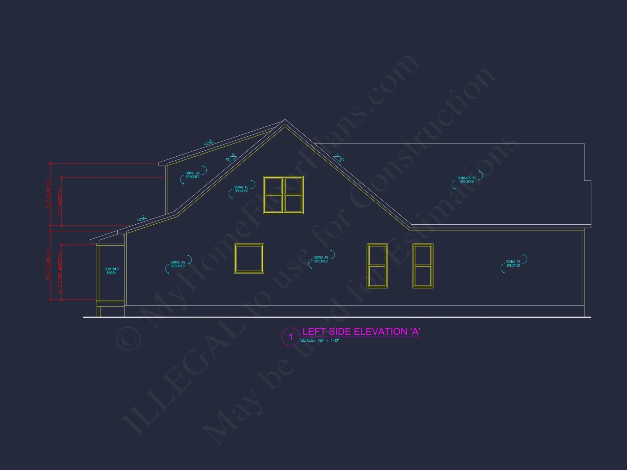 Stunning Craftsman house Plan with 3 Beds, 2 Baths, CAD Designs