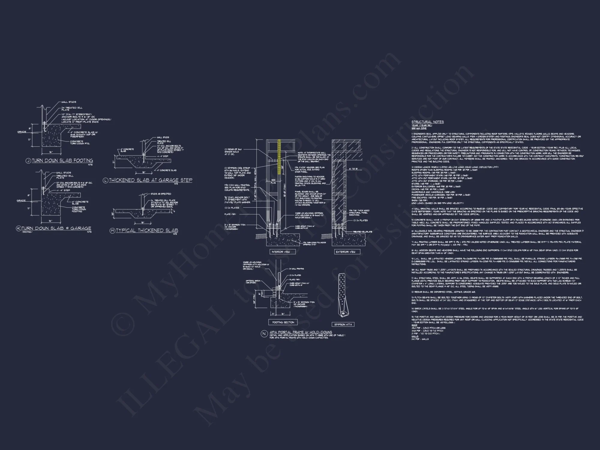 Modern Suburban house Floor Plan with CAD Architectural Designs