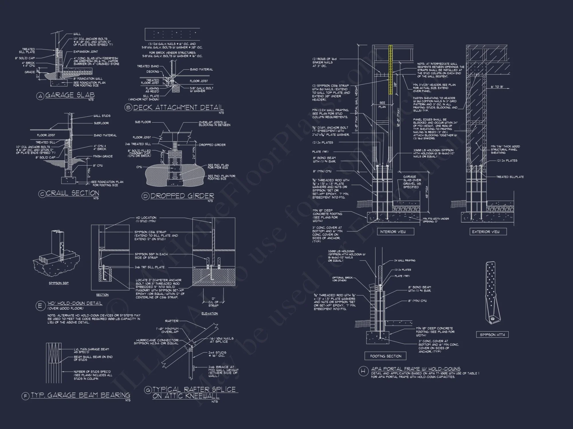 Modern Suburban house Floor Plan with CAD Architectural Designs
