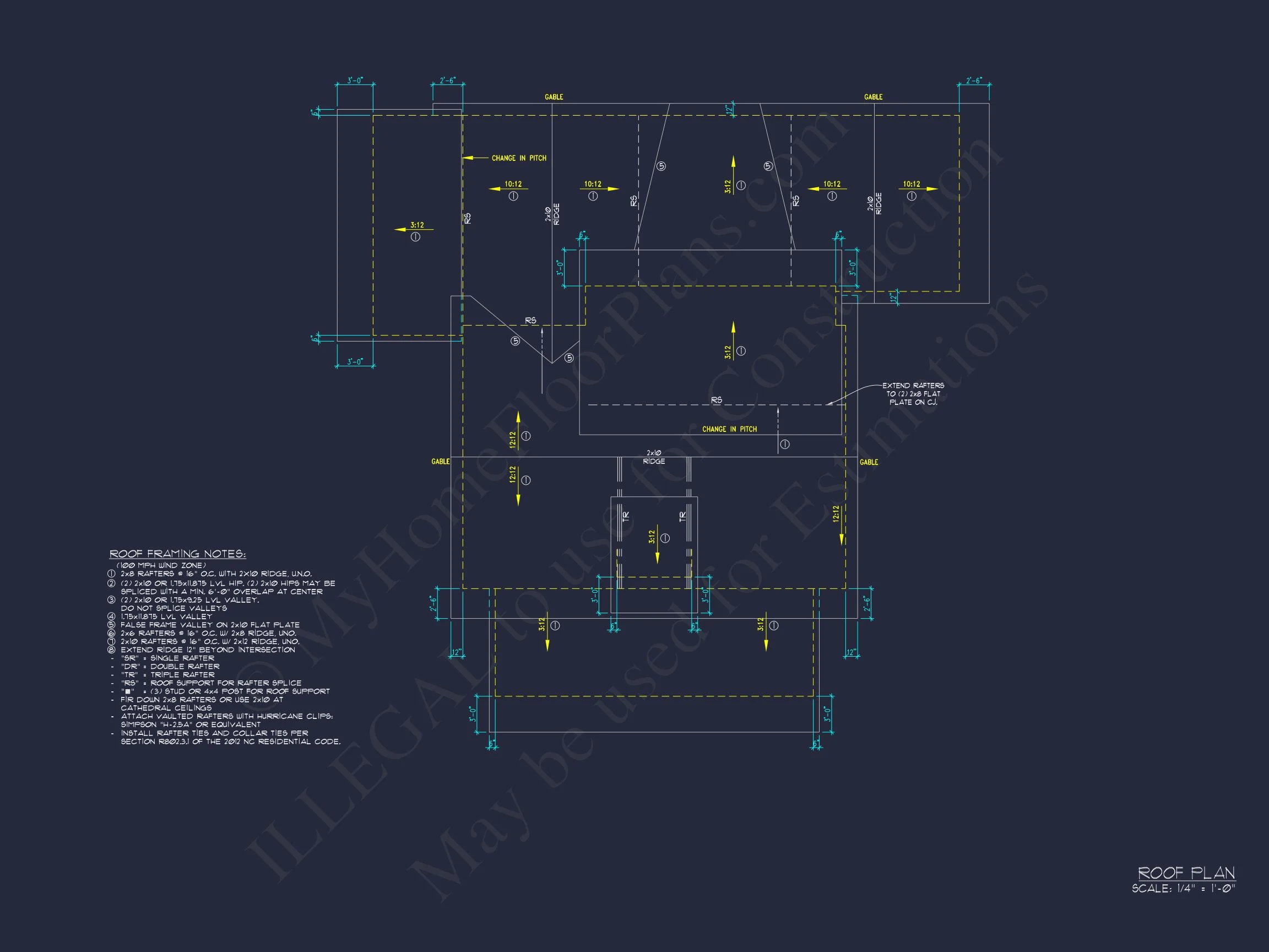14-1666 HOUSE PLAN - Farmhouse Home Plan - 3-Bed, 2-Bath, 1,850 SF 12 2-Story Traditional Craftsman house Plan