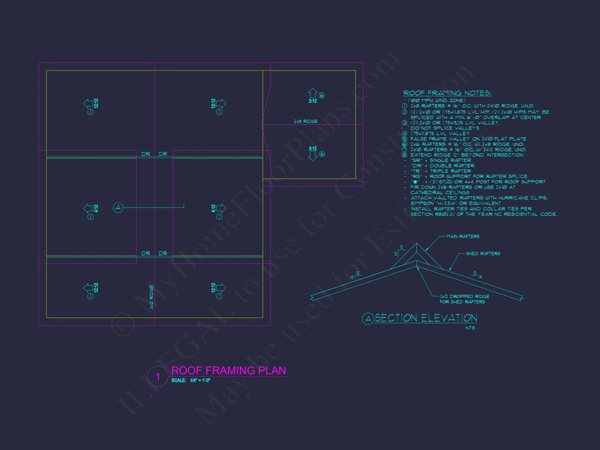 Charming 2-Story house Plan with 3 Bedrooms and CAD Designs