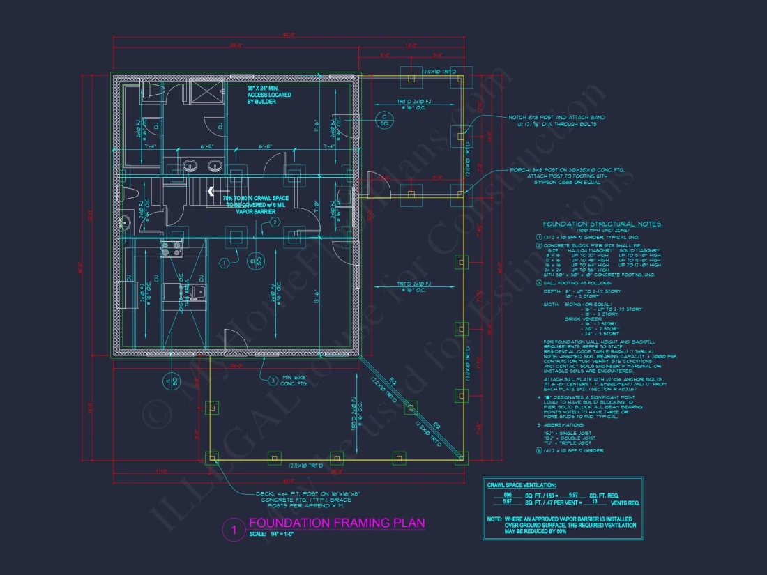 Charming 2-Story house Plan with 3 Bedrooms and CAD Designs