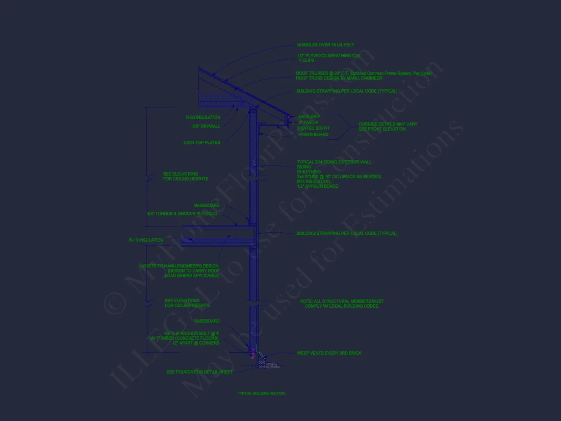 Stylish house Plan with Bedroom Floors, CAD Blueprints, Designs