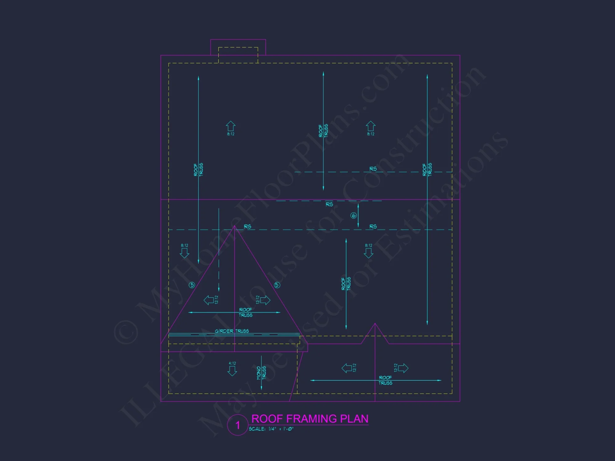 Modern Craftsman house Plan with 2.5 Floors and Open Floor Plan
