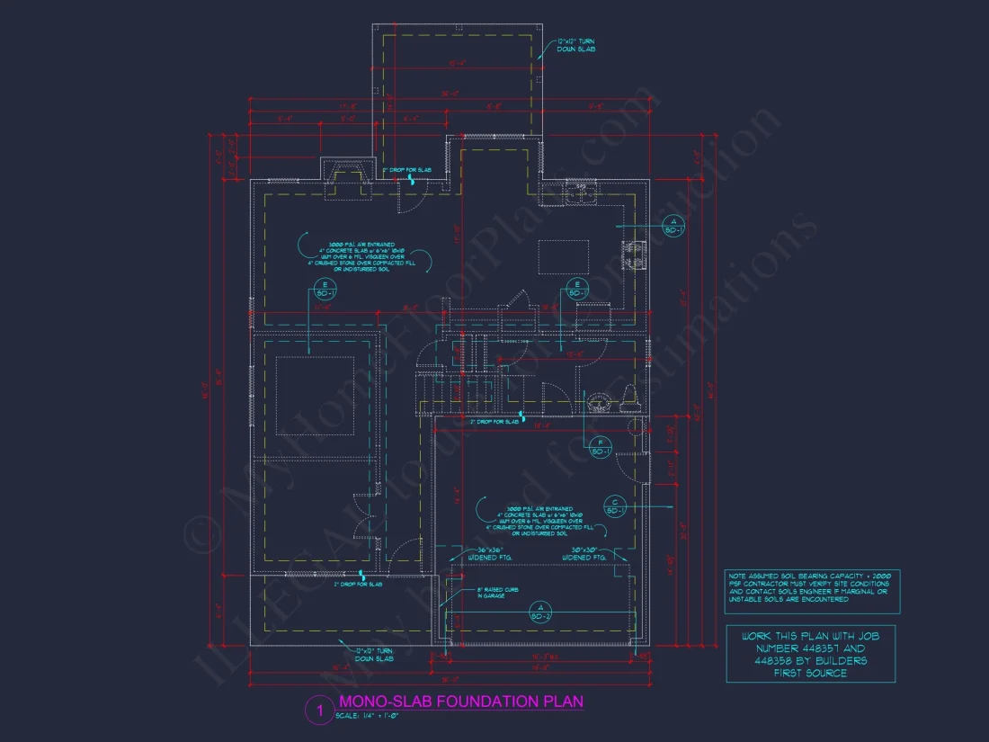 Modern Craftsman house Plan with 2.5 Floors and Open Floor Plan
