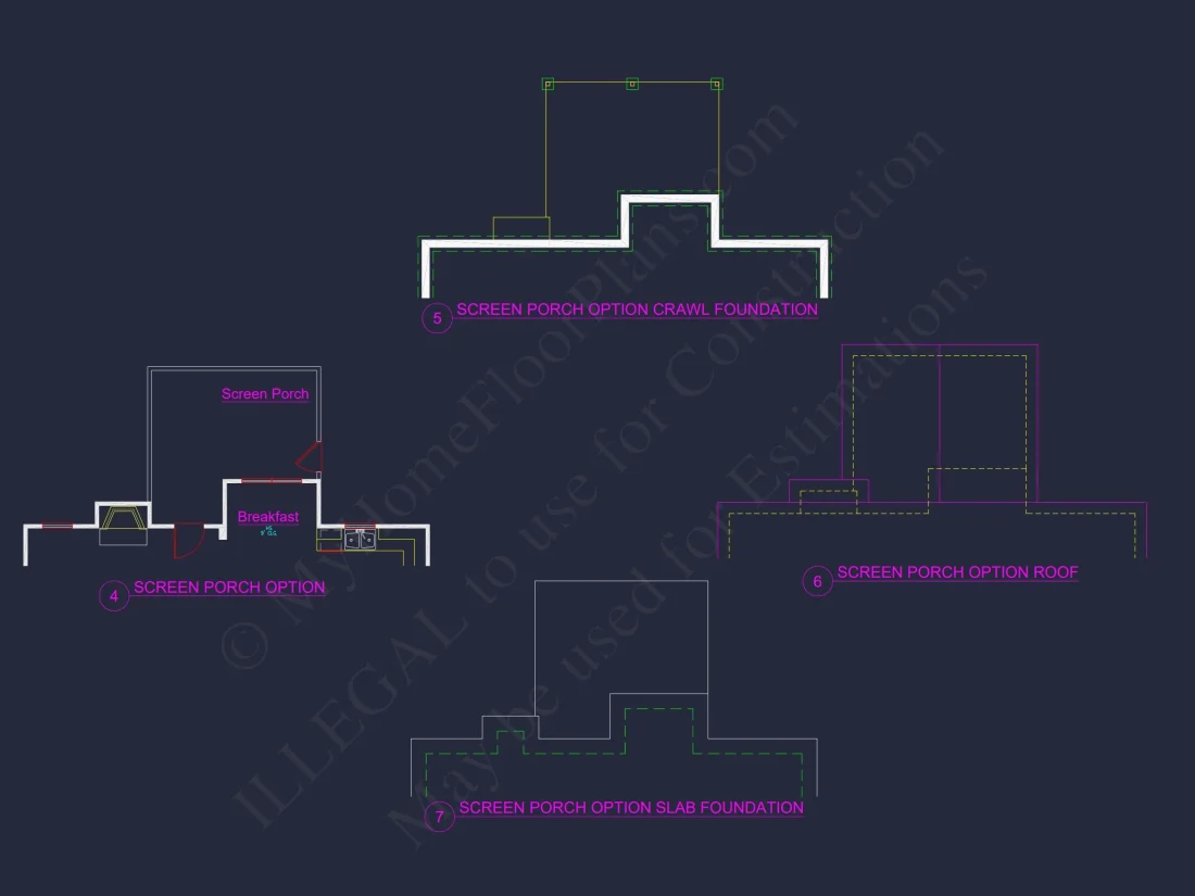 Modern Craftsman house Plan with 2.5 Floors and Open Floor Plan