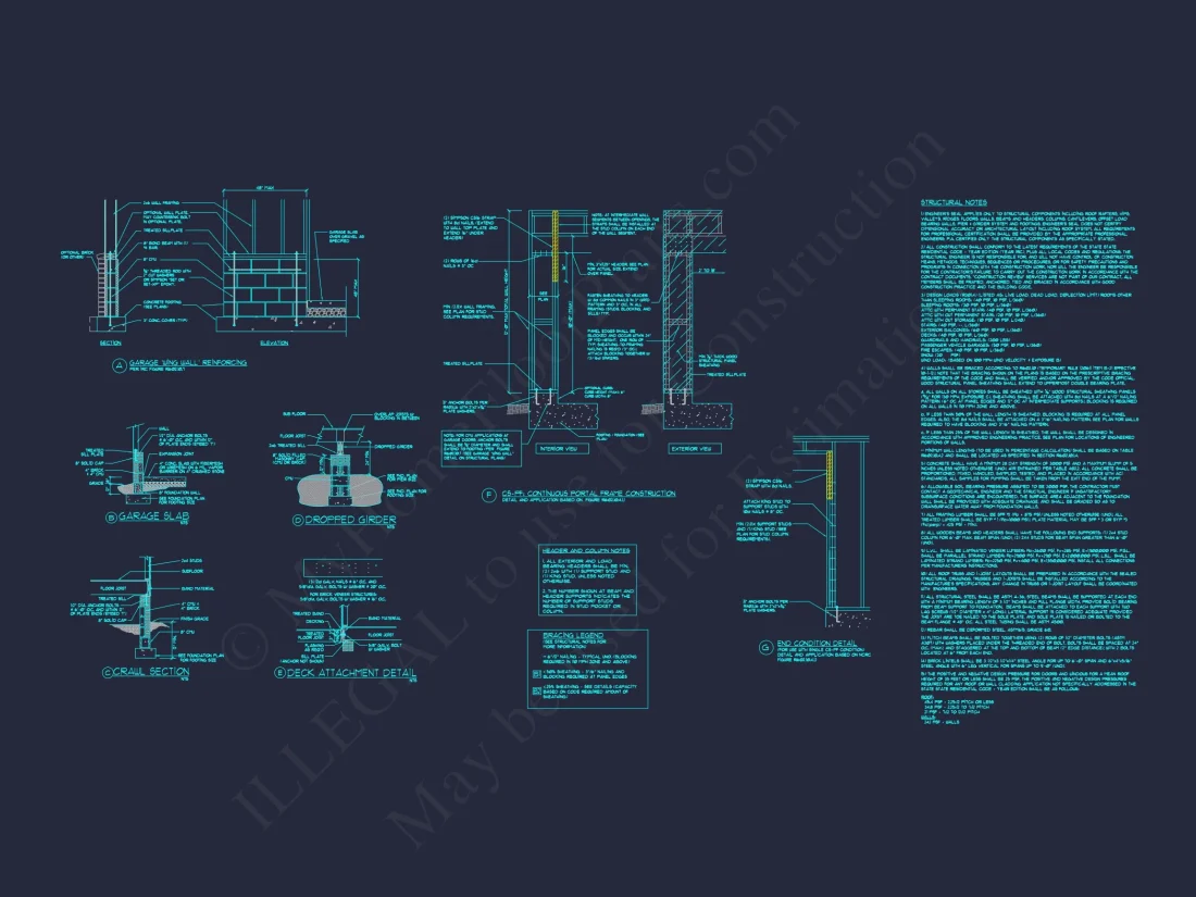 Modern Craftsman house Plan with CAD Designs and Floor Blueprint
