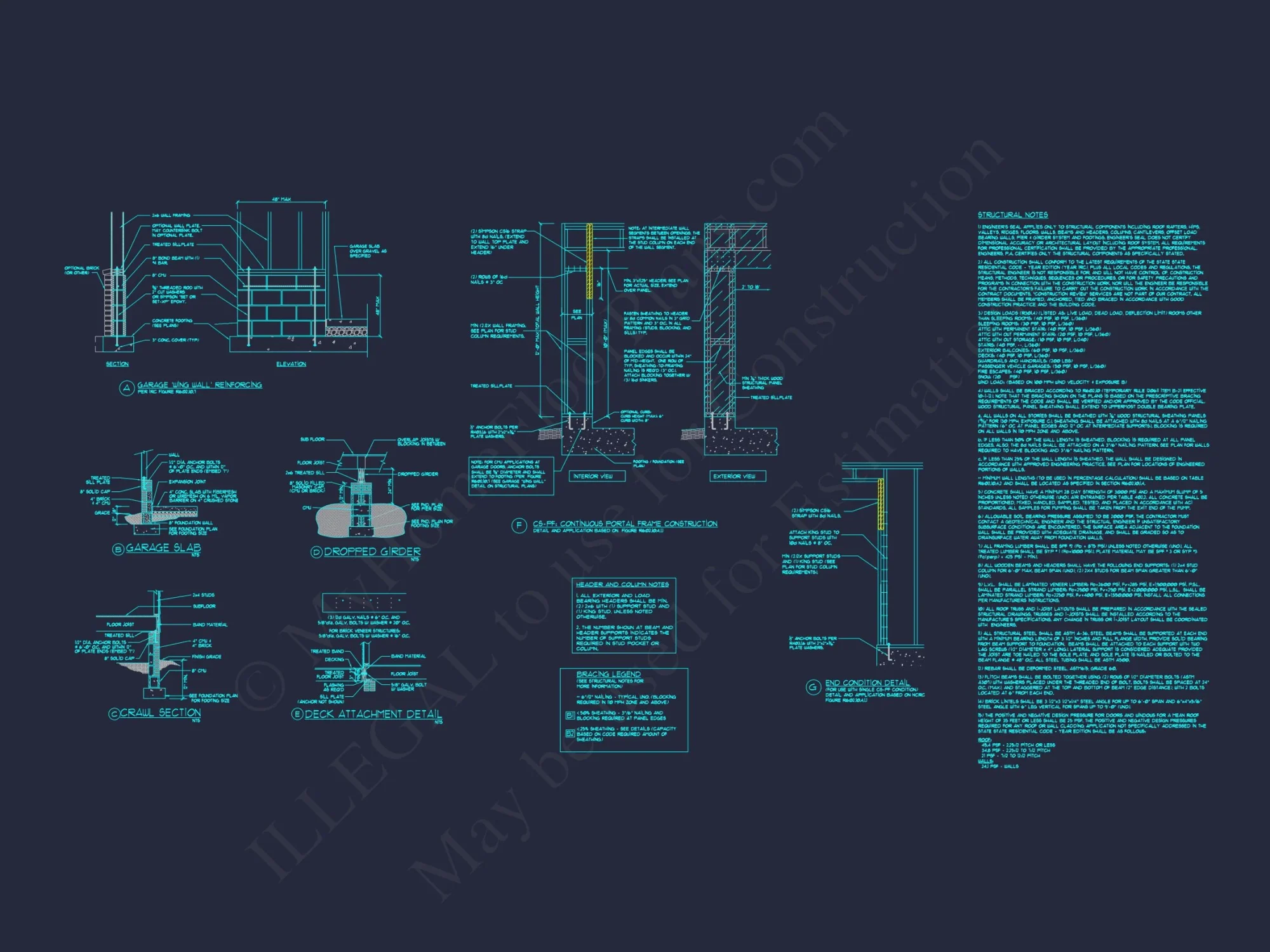 Modern Craftsman house Plan with CAD Designs and Floor Blueprint